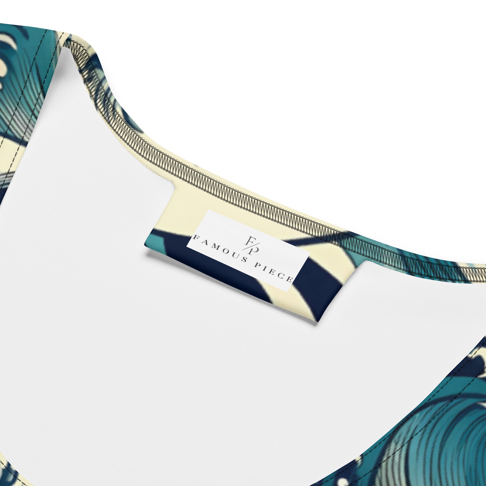 Hokusai 'The Great Wave off Kanagawa' beroemde schilderij bodycon-jurk | Premium kunstjurk