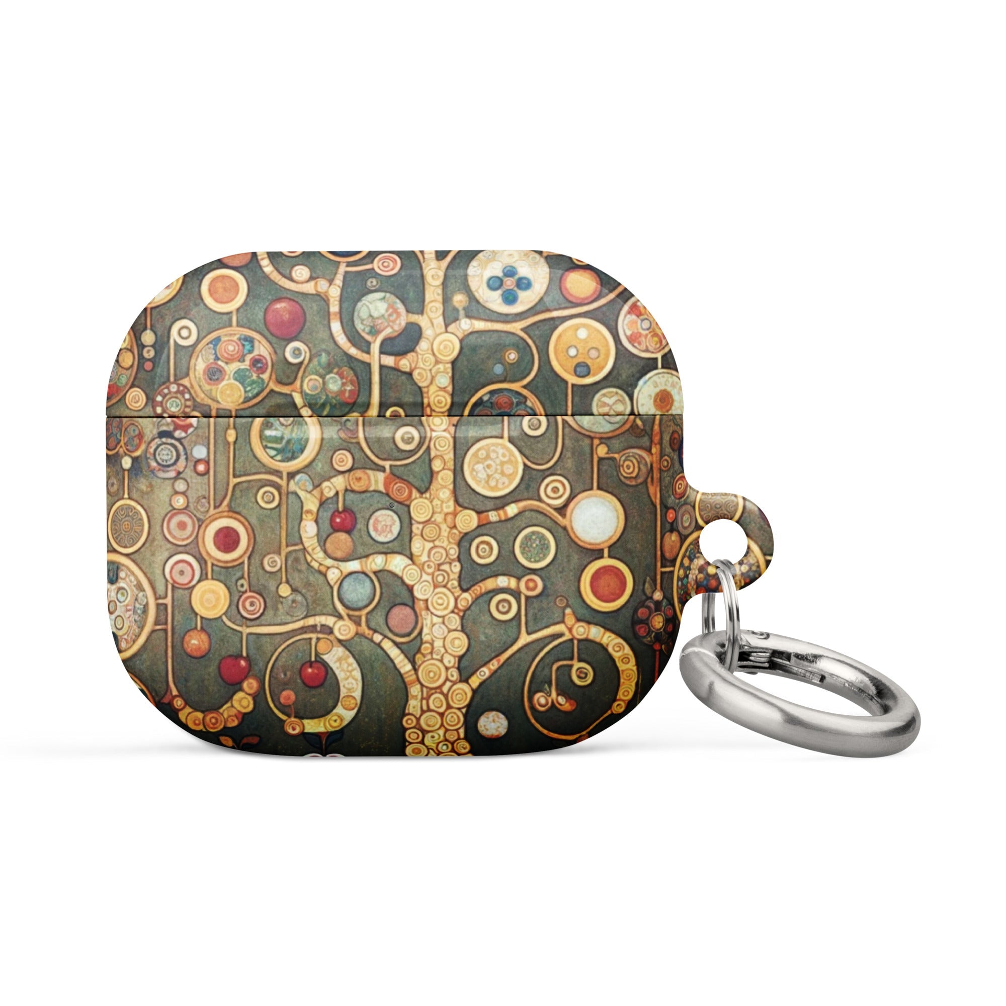 Gustav Klimt „Apfelbaum I“ Berühmtes Gemälde AirPods®-Hülle | Premium-Kunsthülle für AirPods®