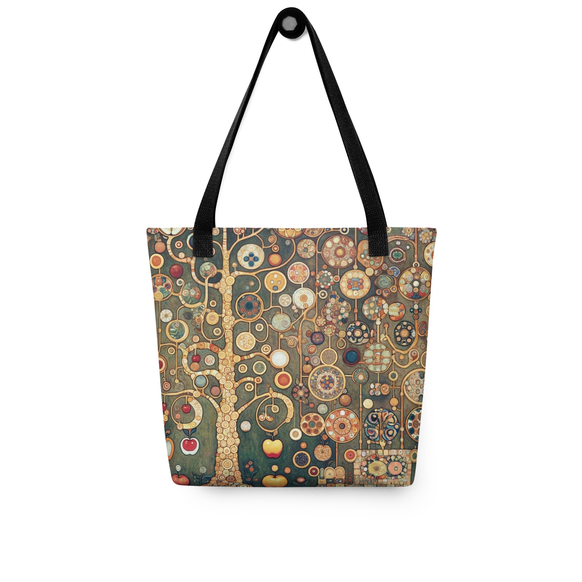 Gustav Klimt 'Appelboom' Beroemde Schilderij Totebag | Allover print kunst draagtas