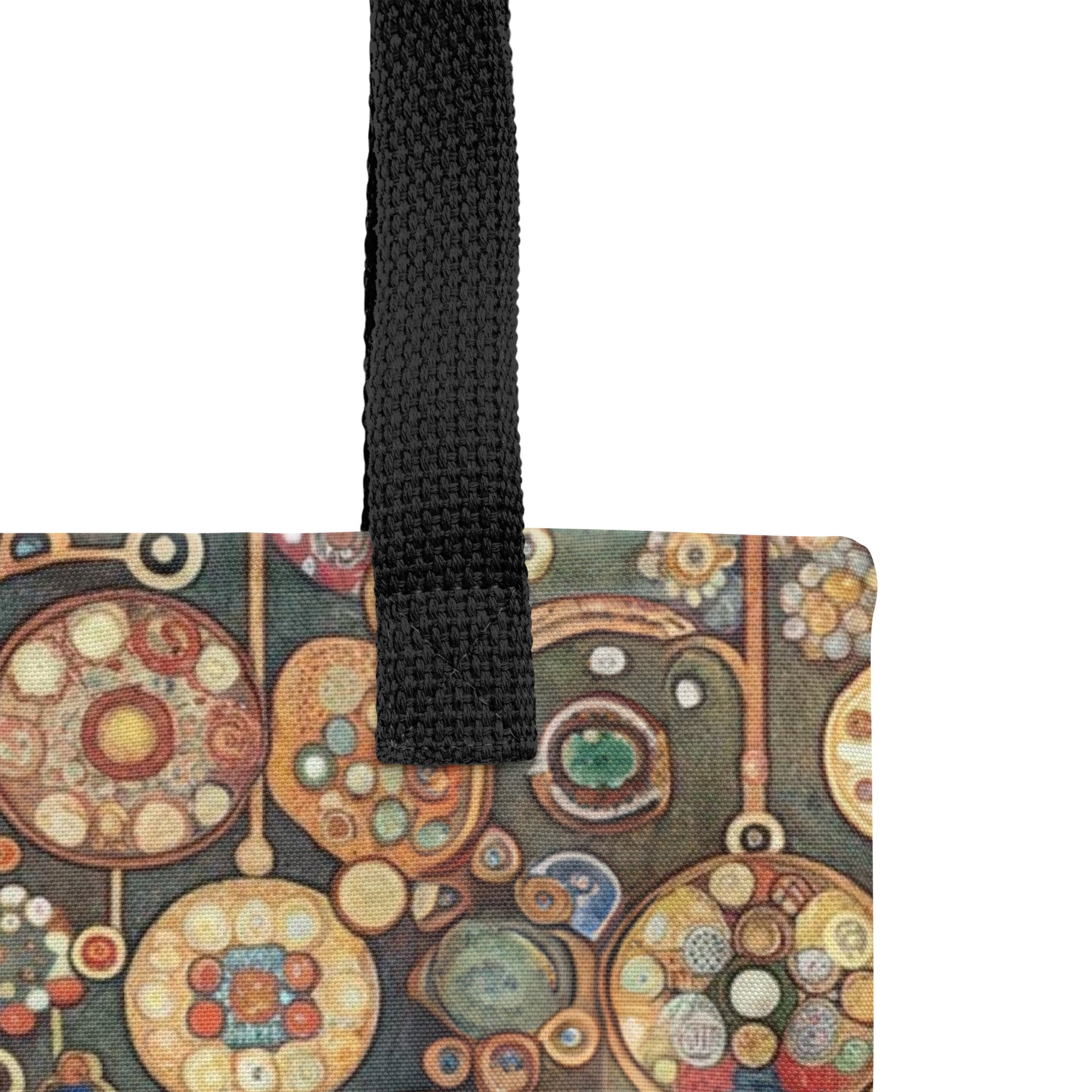 Gustav Klimt 'Appelboom' Beroemde Schilderij Totebag | Allover print kunst draagtas