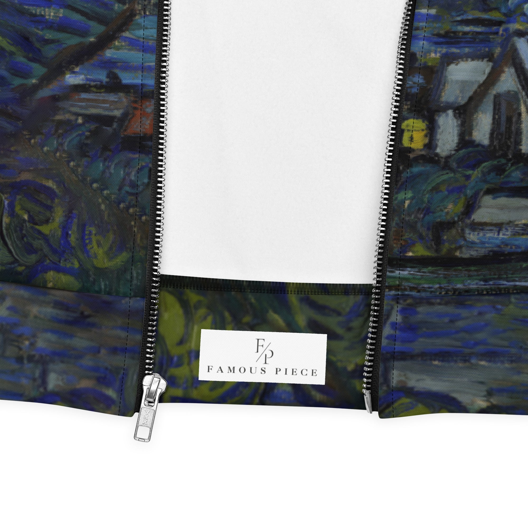 Vincent van Gogh 'Sterrennacht' Beroemd schilderij Bomberjack | Allover print unisex kunstbommenwerperjack