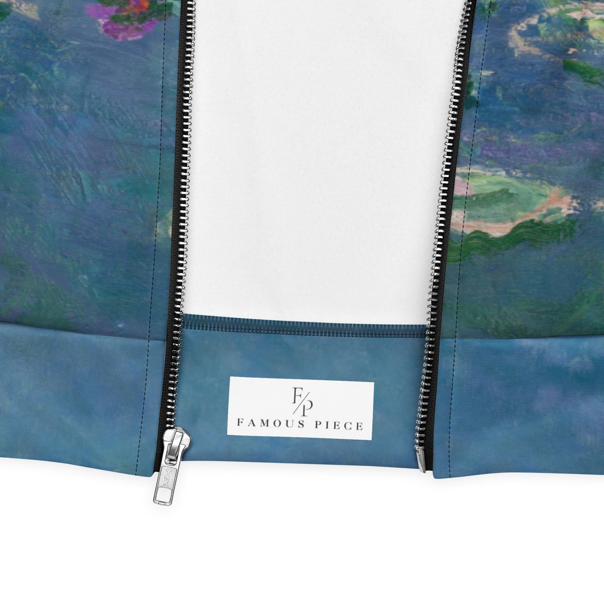 Bomberjacke mit berühmtem Gemälde „Seerosen“ von Claude Monet | Bomberjacke mit Allover-Print, Unisex