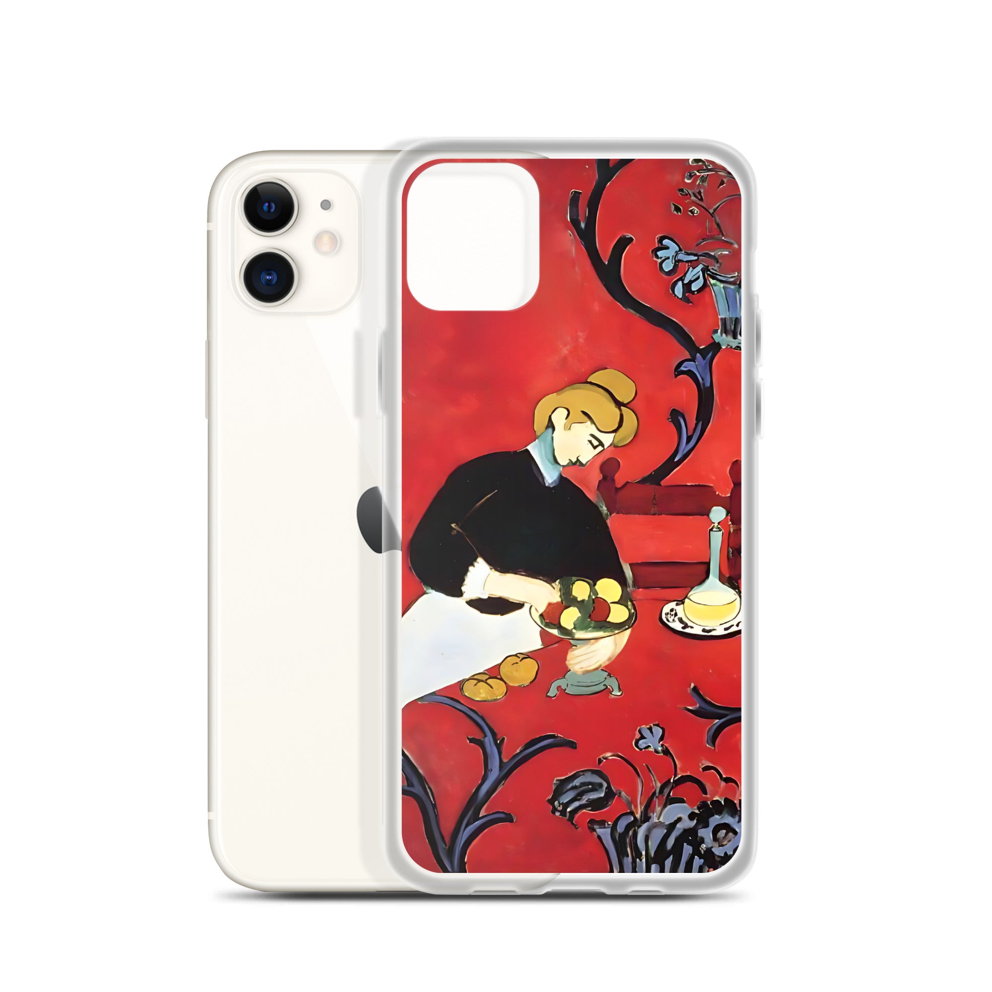 Henri Matisse „Das rote Zimmer“ – berühmtes Gemälde – iPhone®-Hülle | Transparente Kunsthülle für iPhone®