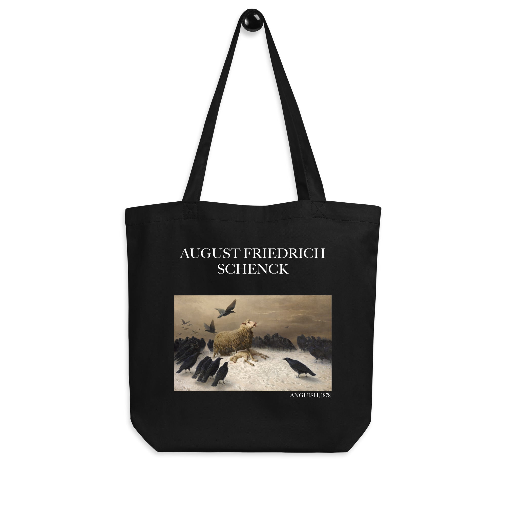 August Friedrich Schenck 'Anguish' Famous Painting Totebag | Eco Friendly Art Tote Bag
