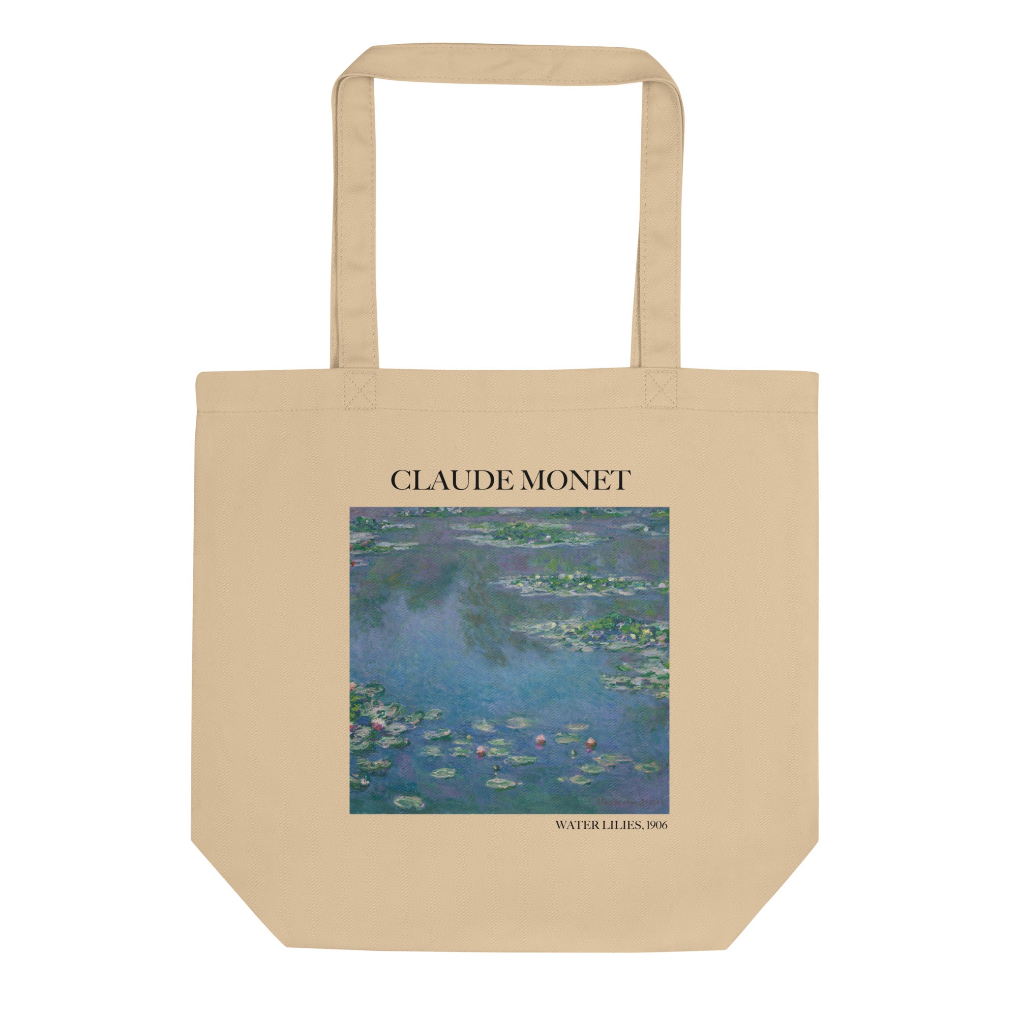 Beroemde schilderij Totebag van Claude Monet 'Waterlelies' | Eco vriendelijke kunst Tote Bag