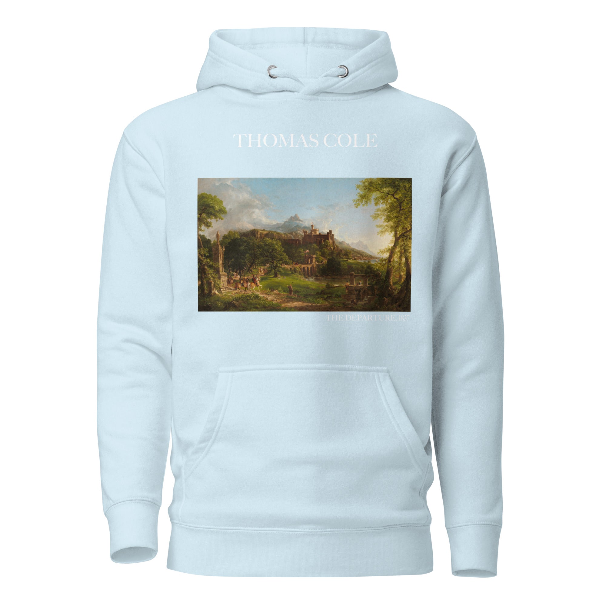 Thomas Cole 'The Departure' Famous Painting Hoodie | Unisex Premium Art Hoodie