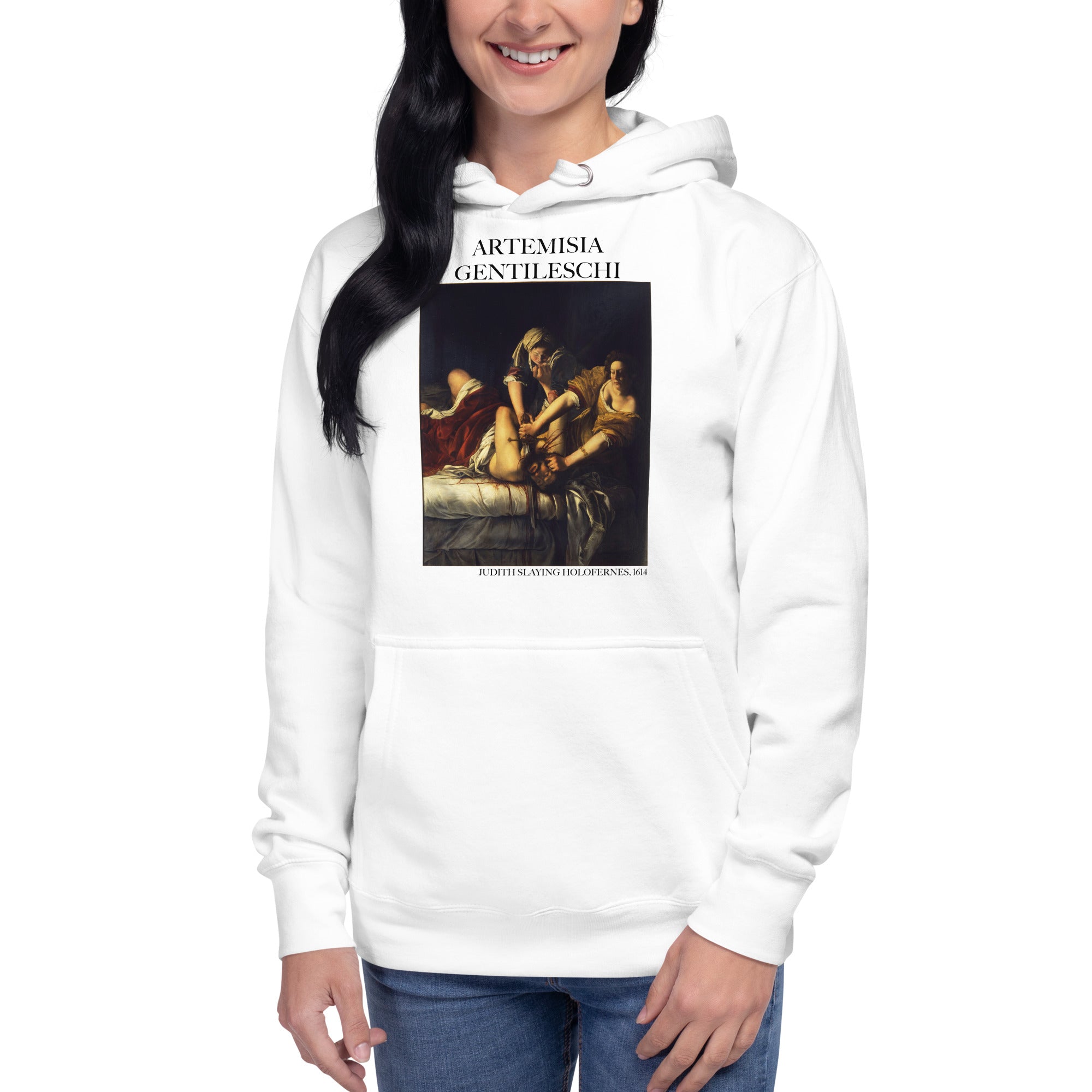 Artemisia Gentileschi 'Judith Slaying Holofernes' Famous Painting Hoodie | Unisex Premium Art Hoodie