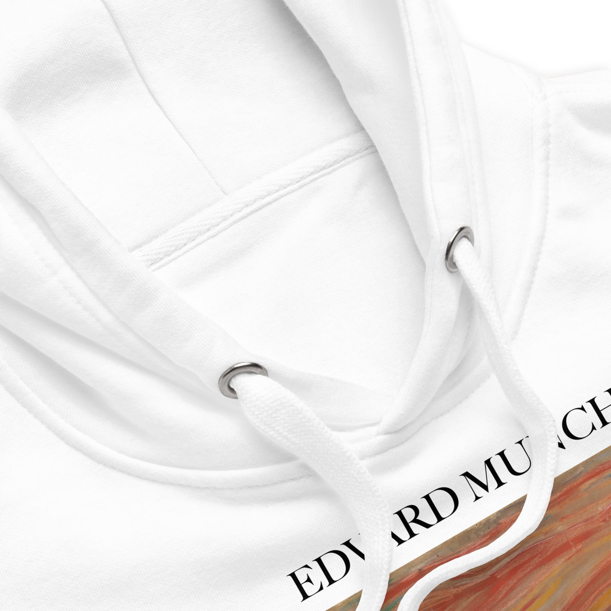 Edvard Munch 'The Scream' beroemde schilderij hoodie | Unisex premium kunst hoodie