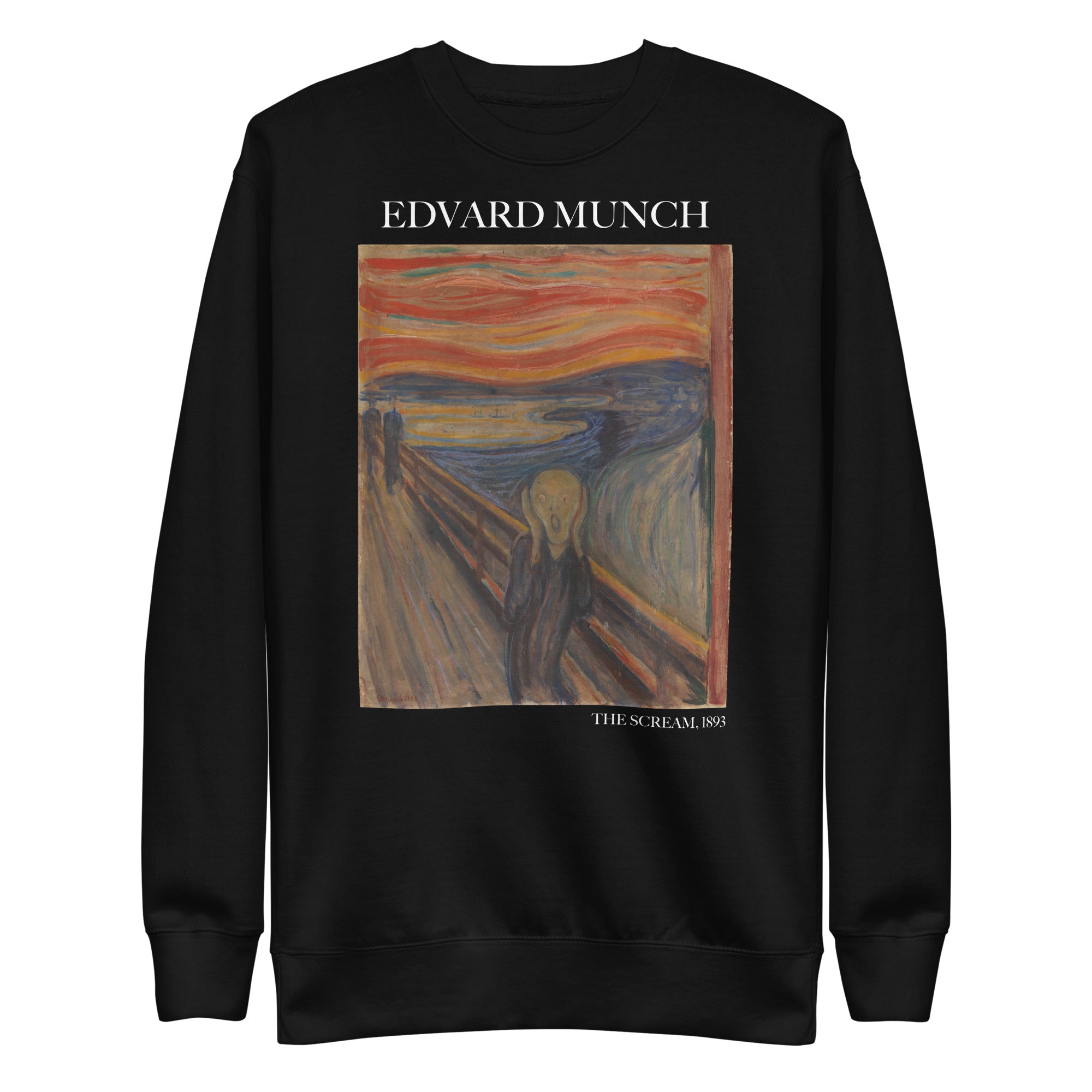 Edvard Munch 'The Scream' Beroemd schilderij Sweatshirt | Unisex premium sweatshirt