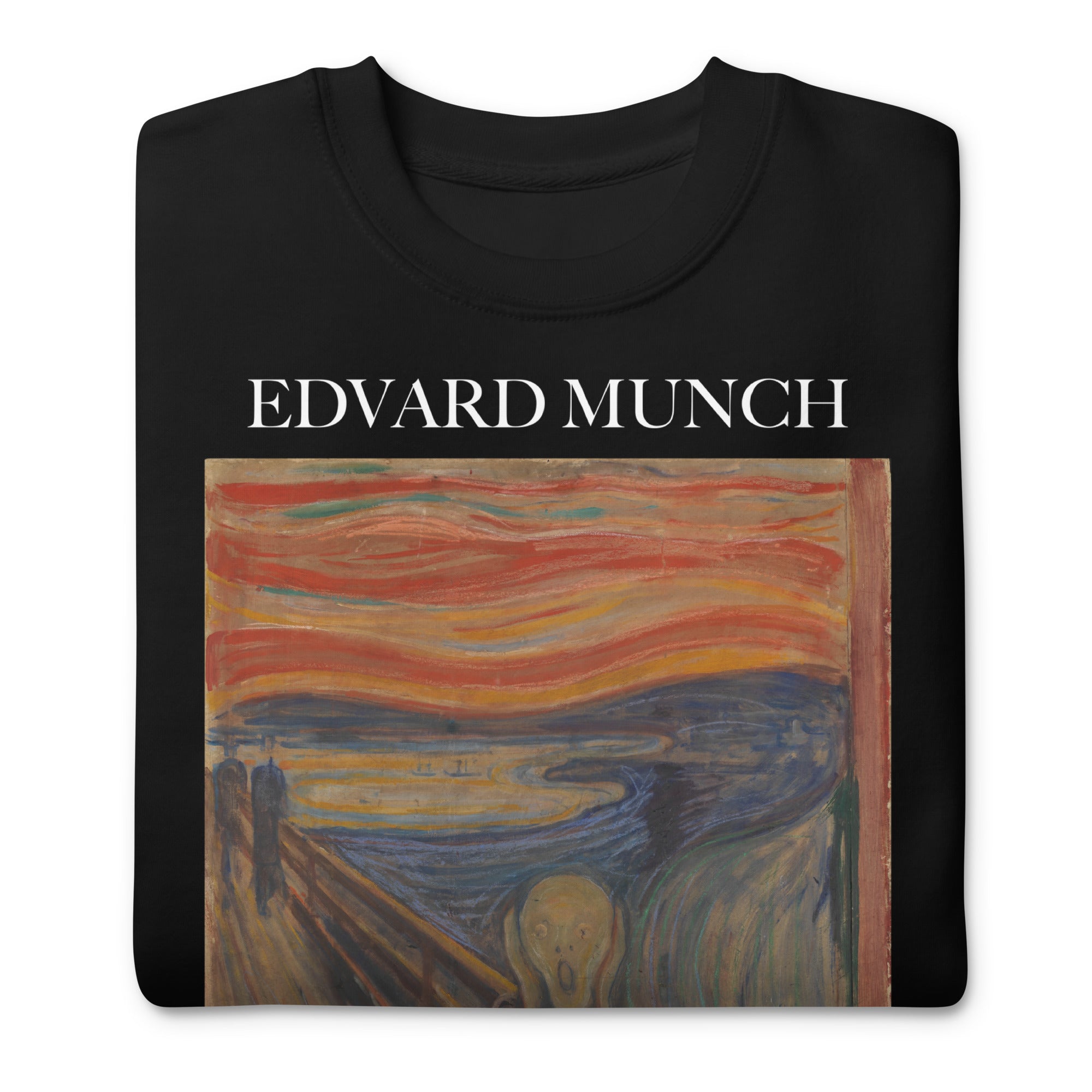 Edvard Munch 'The Scream' Beroemd schilderij Sweatshirt | Unisex premium sweatshirt