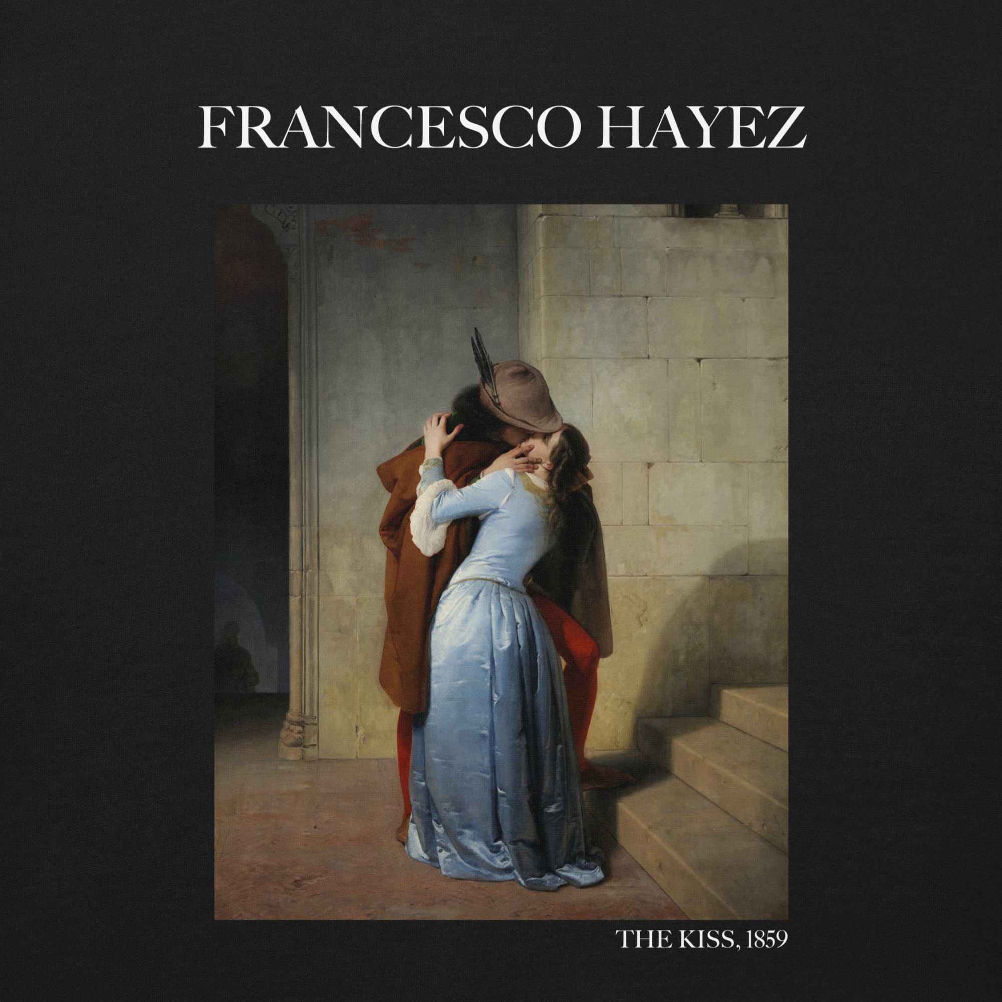 Francesco Hayez 'The Kiss' Famous Painting Sweatshirt | Unisex Premium Sweatshirt