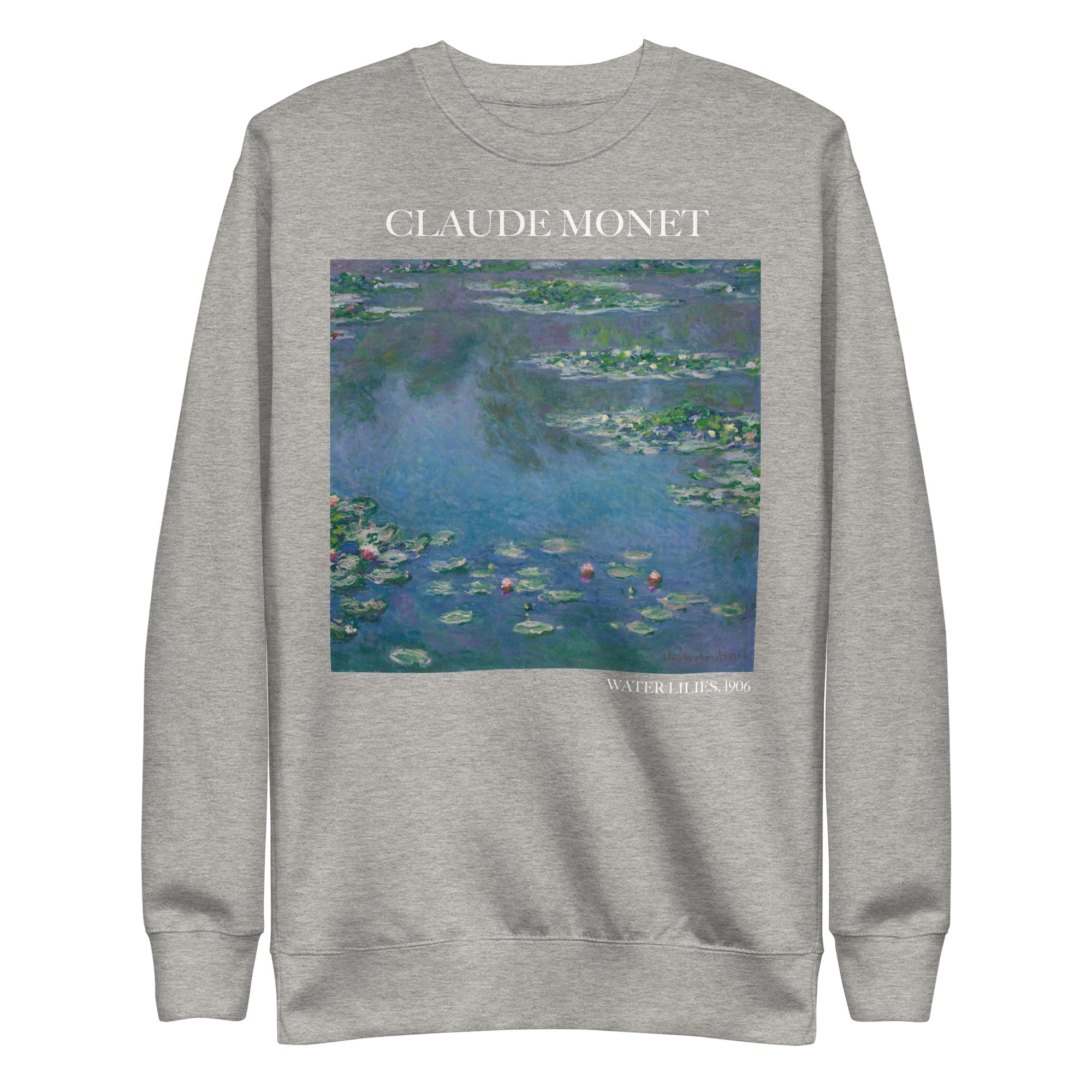 Sweatshirt „Seerosen“ von Claude Monet, berühmtes Gemälde, Premium-Unisex-Sweatshirt