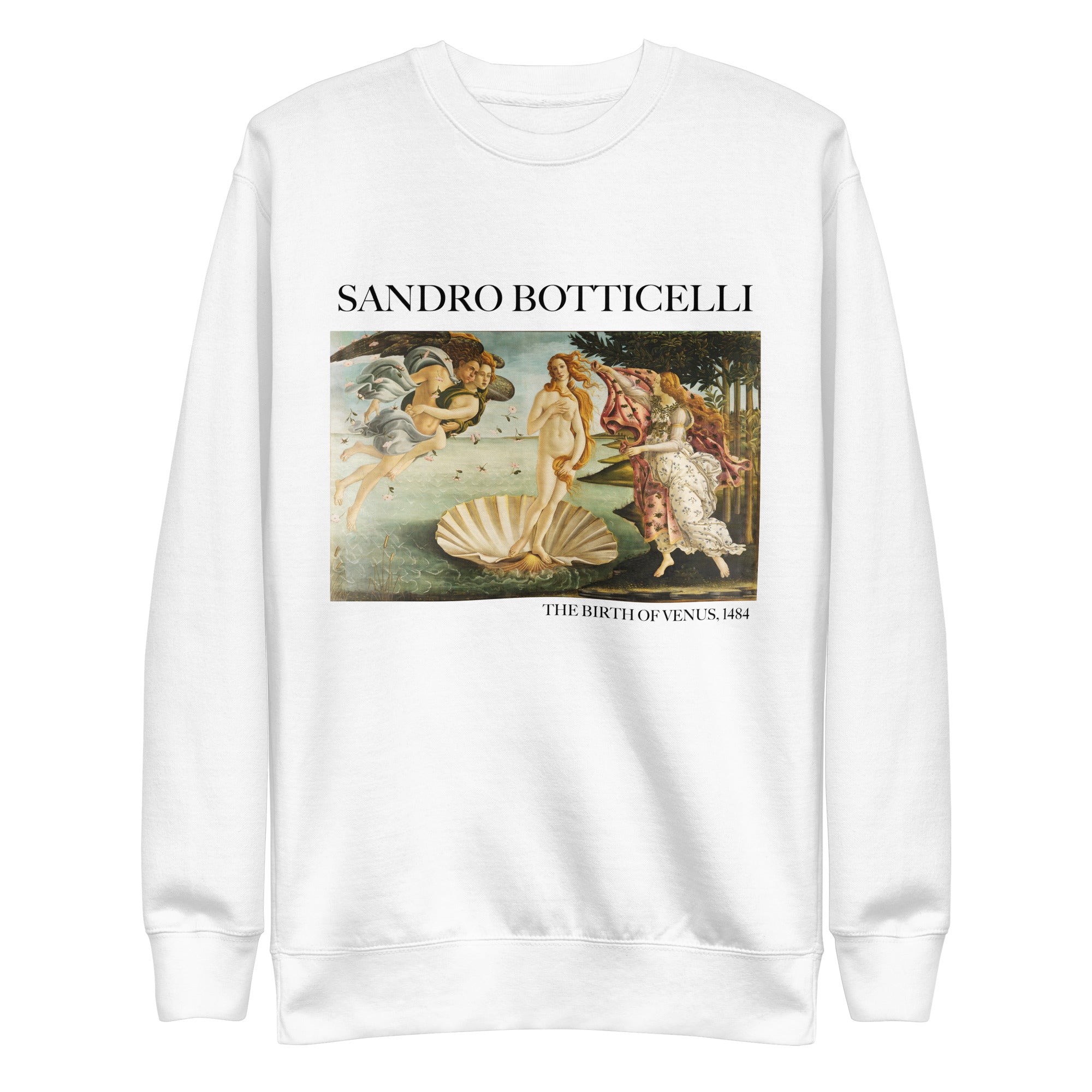 Sandro Botticelli 'The Birth of Venus' Famous Painting Sweatshirt | Unisex Premium Sweatshirt