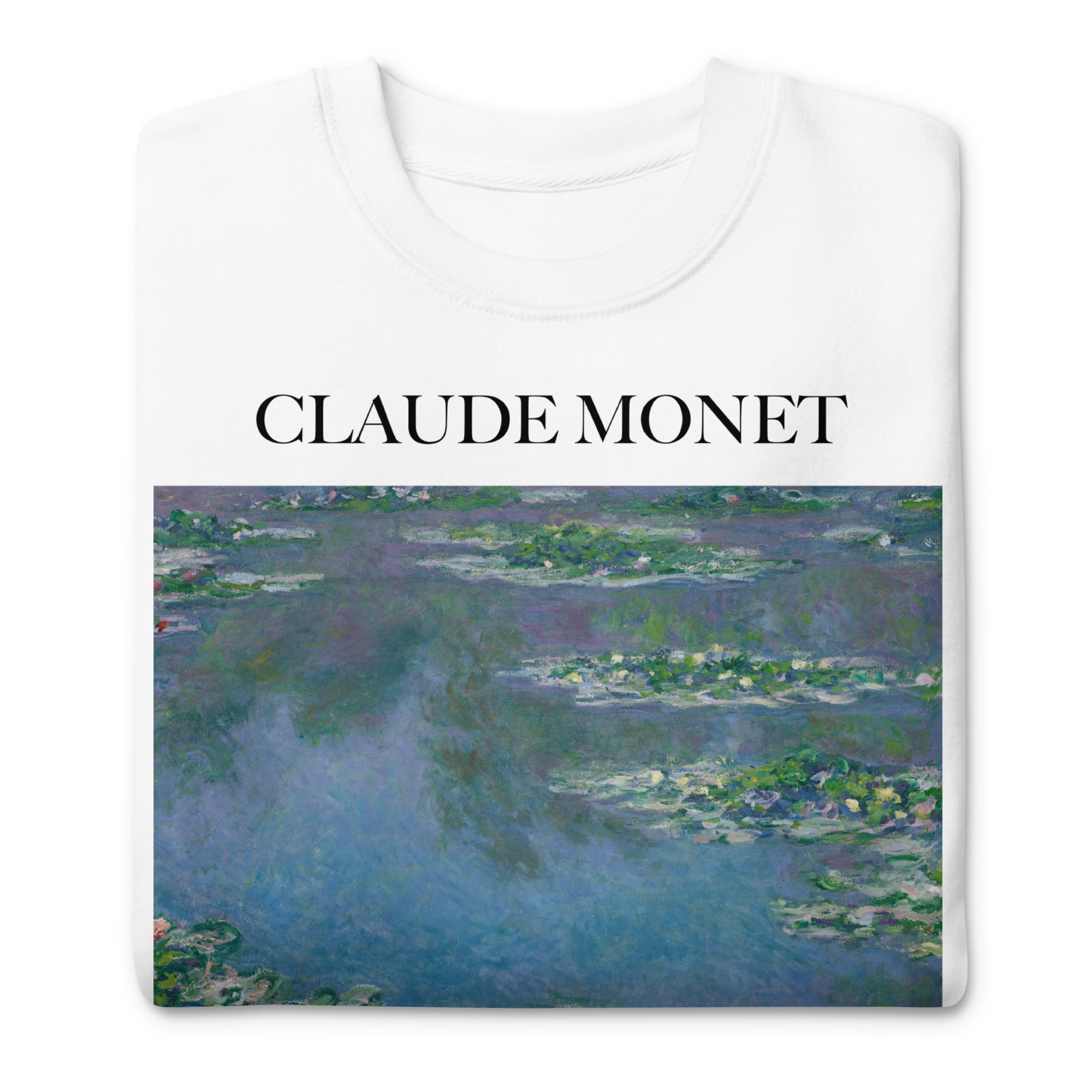Sweatshirt „Seerosen“ von Claude Monet, berühmtes Gemälde, Premium-Unisex-Sweatshirt