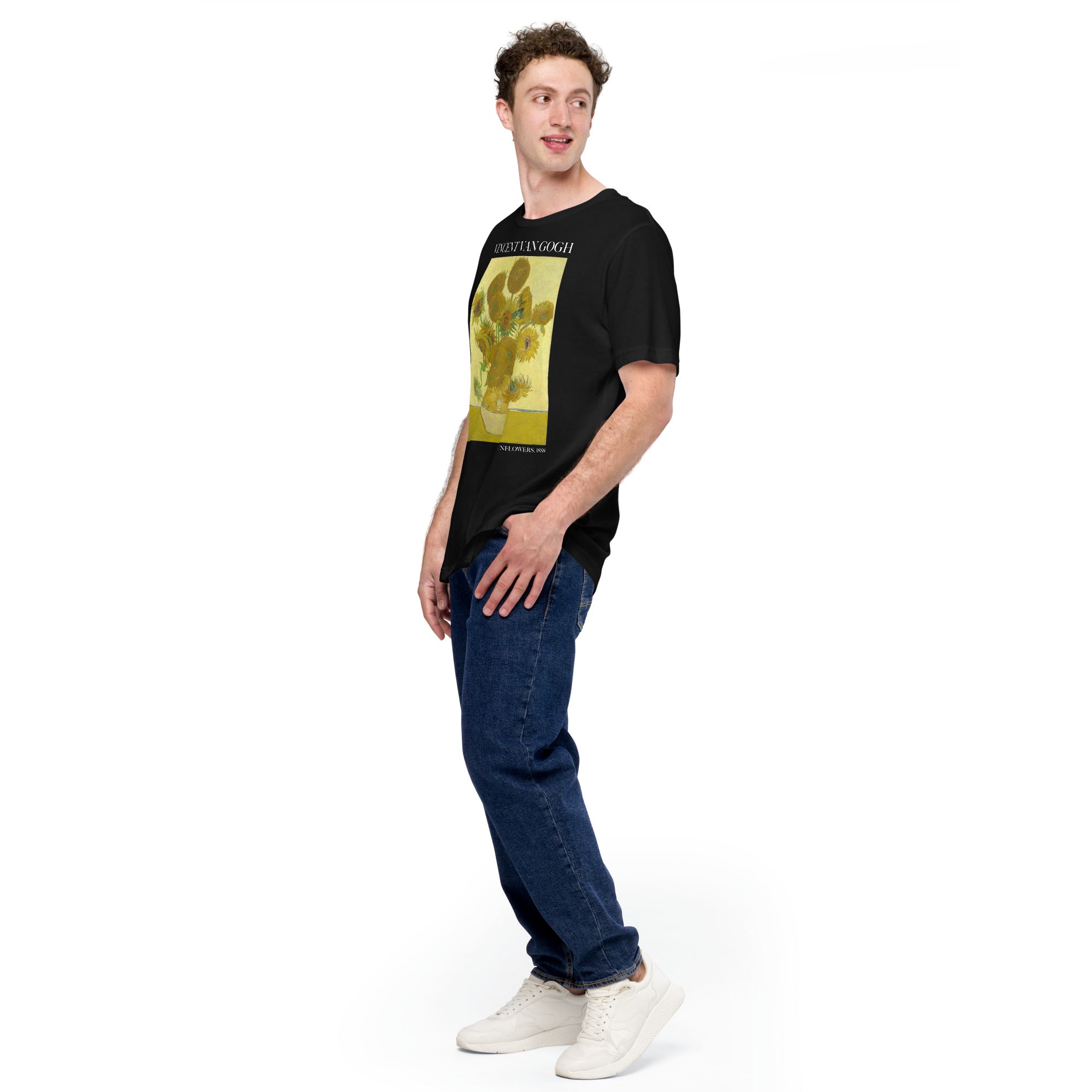 Vincent van Gogh 'Zonnebloemen' Beroemde schilderij T-shirt | Unisex klassiek kunst-T-shirt
