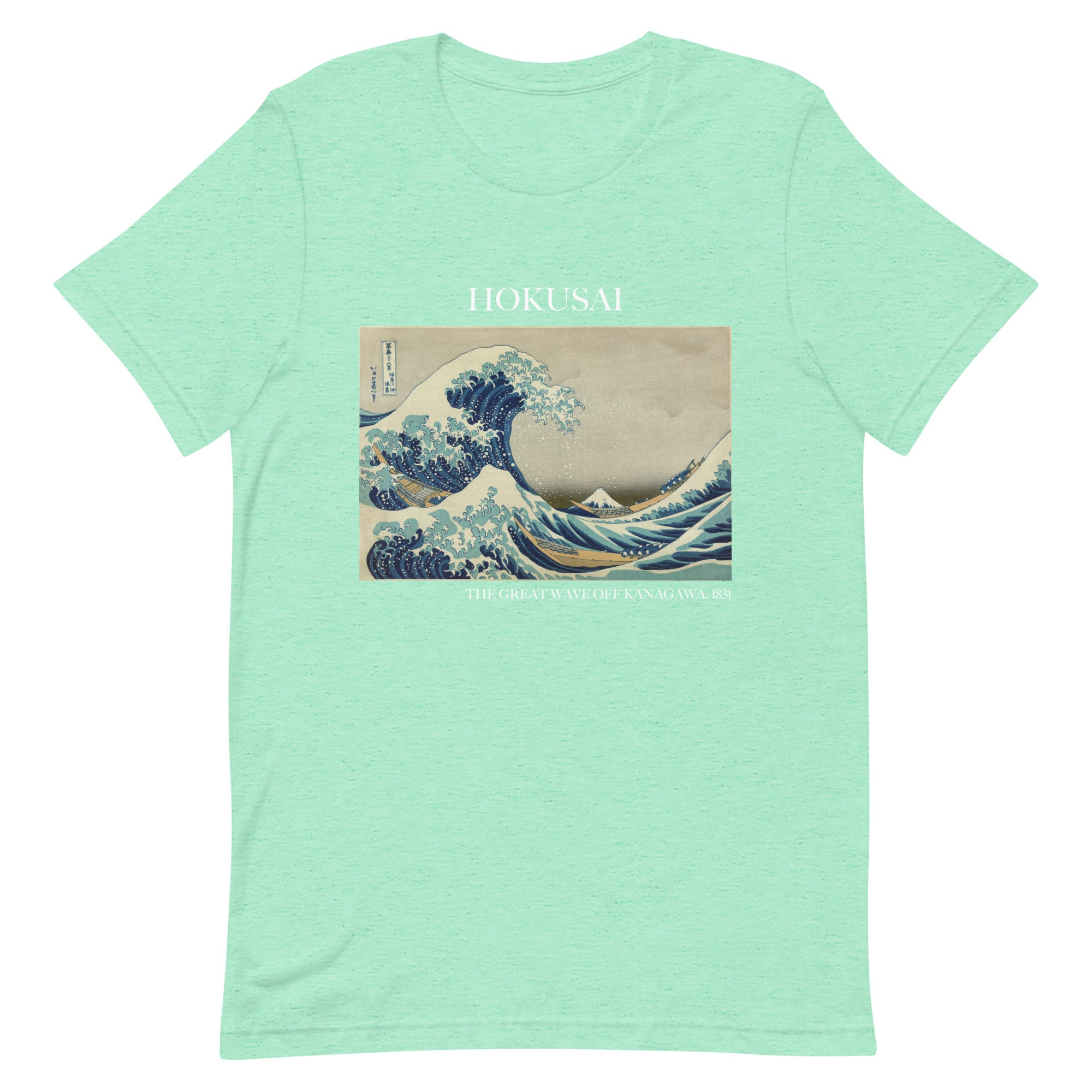 Hokusai 'De grote golf van Kanagawa' beroemde schilderij T-shirt | Unisex klassiek kunst-T-shirt