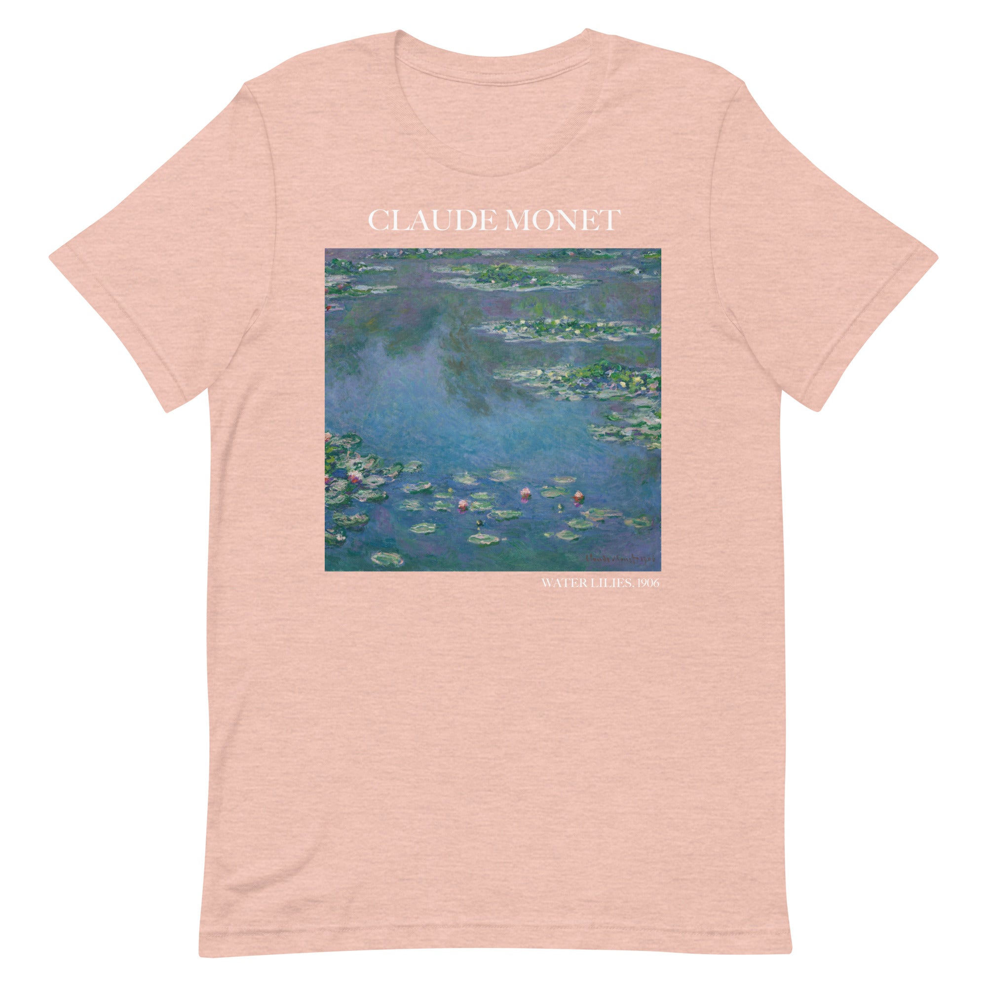 Beroemde schilderij van Claude Monet 'Waterlelies' T-shirt | Unisex klassiek kunst-T-shirt