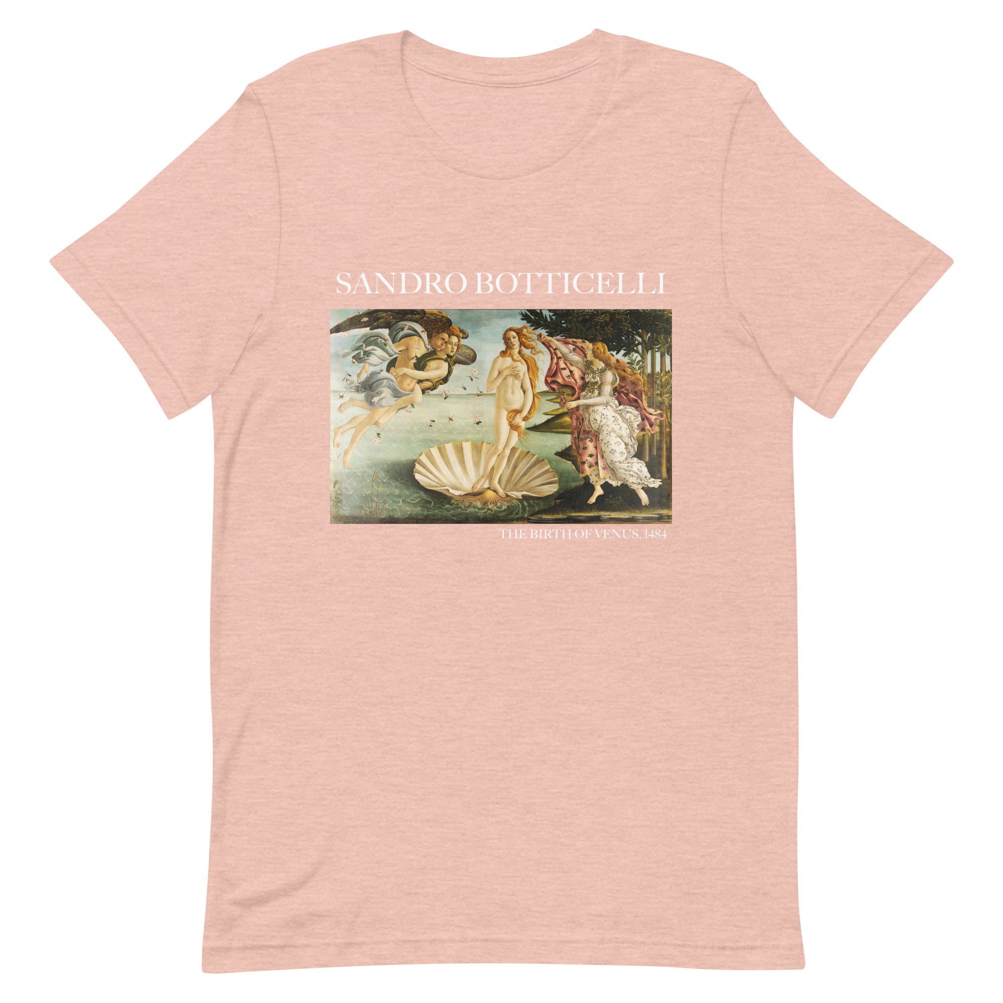 Sandro Botticelli 'De geboorte van Venus' beroemde schilderij T-shirt | Unisex klassiek kunst-T-shirt