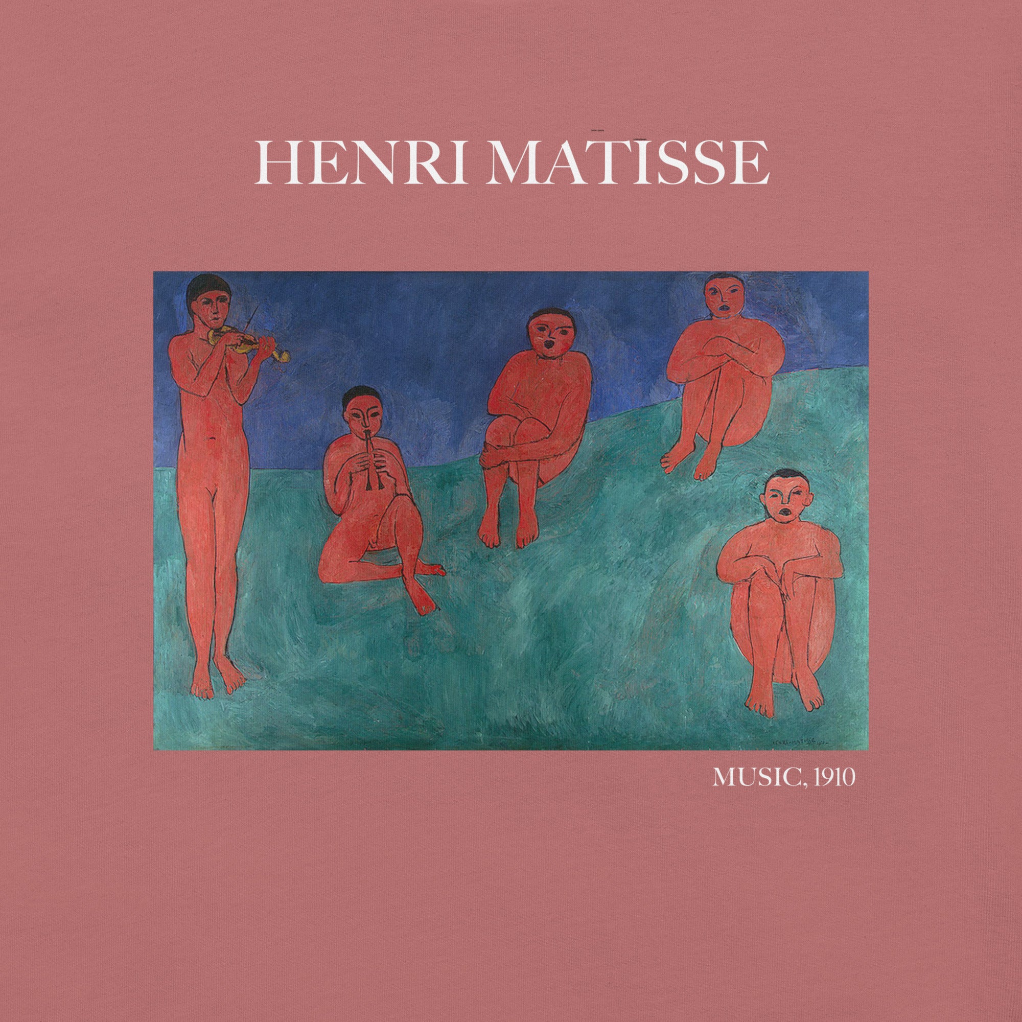 Henri Matisse T-Shirt „Musik“, berühmtes Gemälde, Unisex, klassisches Kunst-T-Shirt