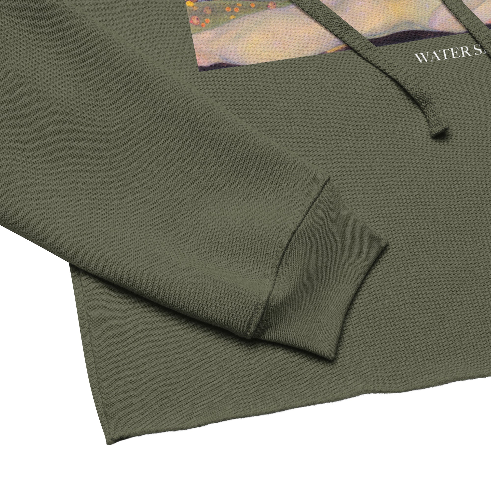 Gustav Klimt „Wasserschlangen II“ Berühmtes Gemälde Kurzer Hoodie | Premium Art Kurzer Hoodie