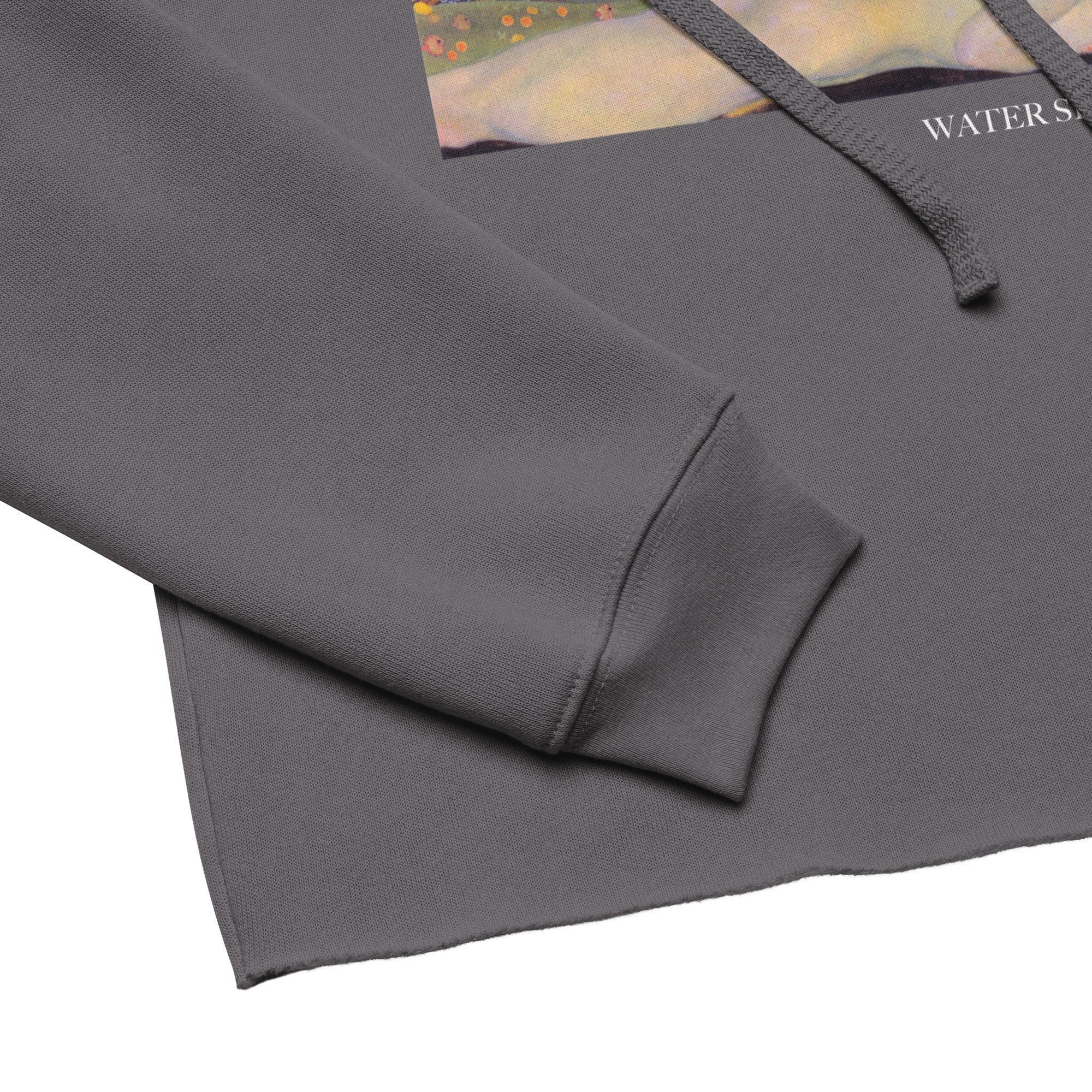 Gustav Klimt „Wasserschlangen II“ Berühmtes Gemälde Kurzer Hoodie | Premium Art Kurzer Hoodie