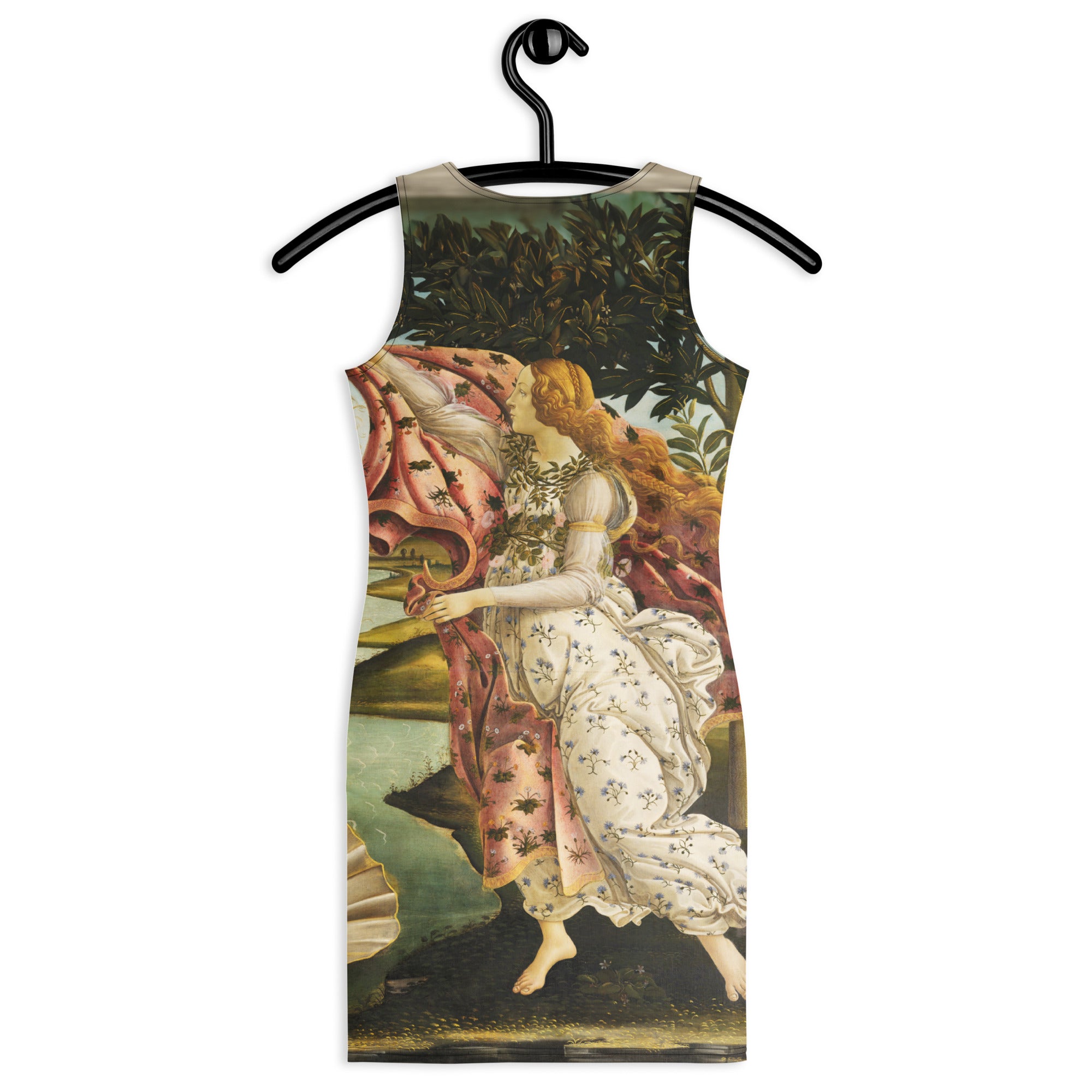 Figurbetontes Kleid „Die Geburt der Venus“ von Sandro Botticelli, berühmtes Gemälde | Hochwertiges Kunstkleid