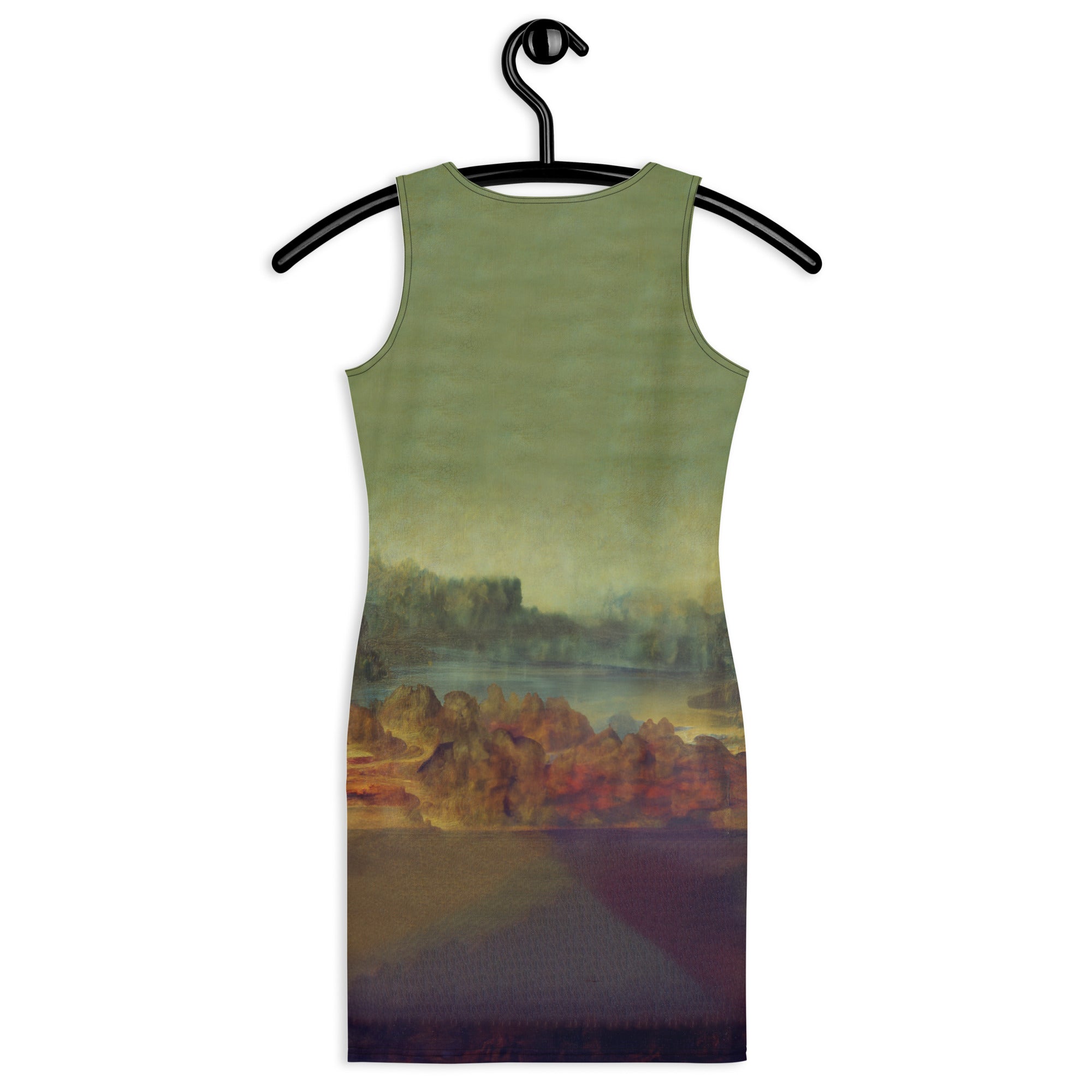 Leonardo da Vinci 'Mona Lisa' Famous Painting Bodycon Dress | Premium Art Dress