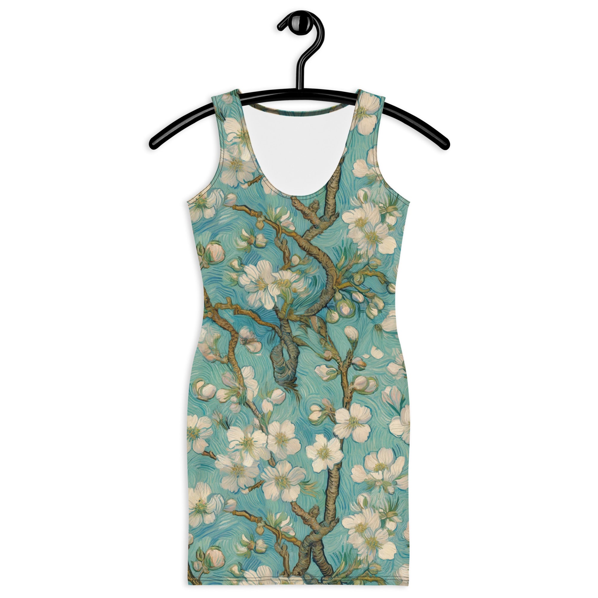Vincent van Gogh 'Almond Blossom' Famous Painting Bodycon Dress | Premium Art Dress