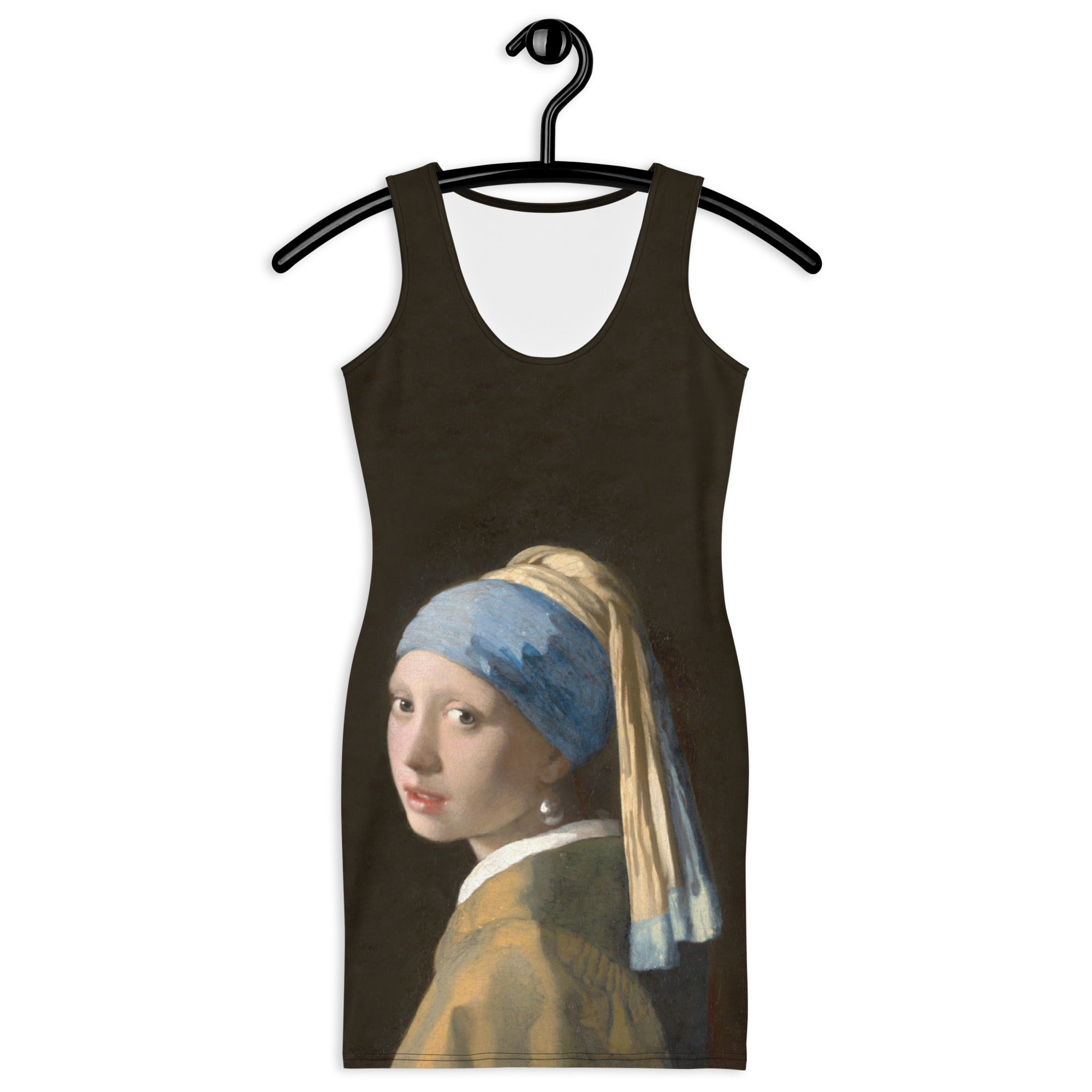 Johannes Vermeer „Mädchen mit dem Perlenohrring“ Figurbetontes Kleid