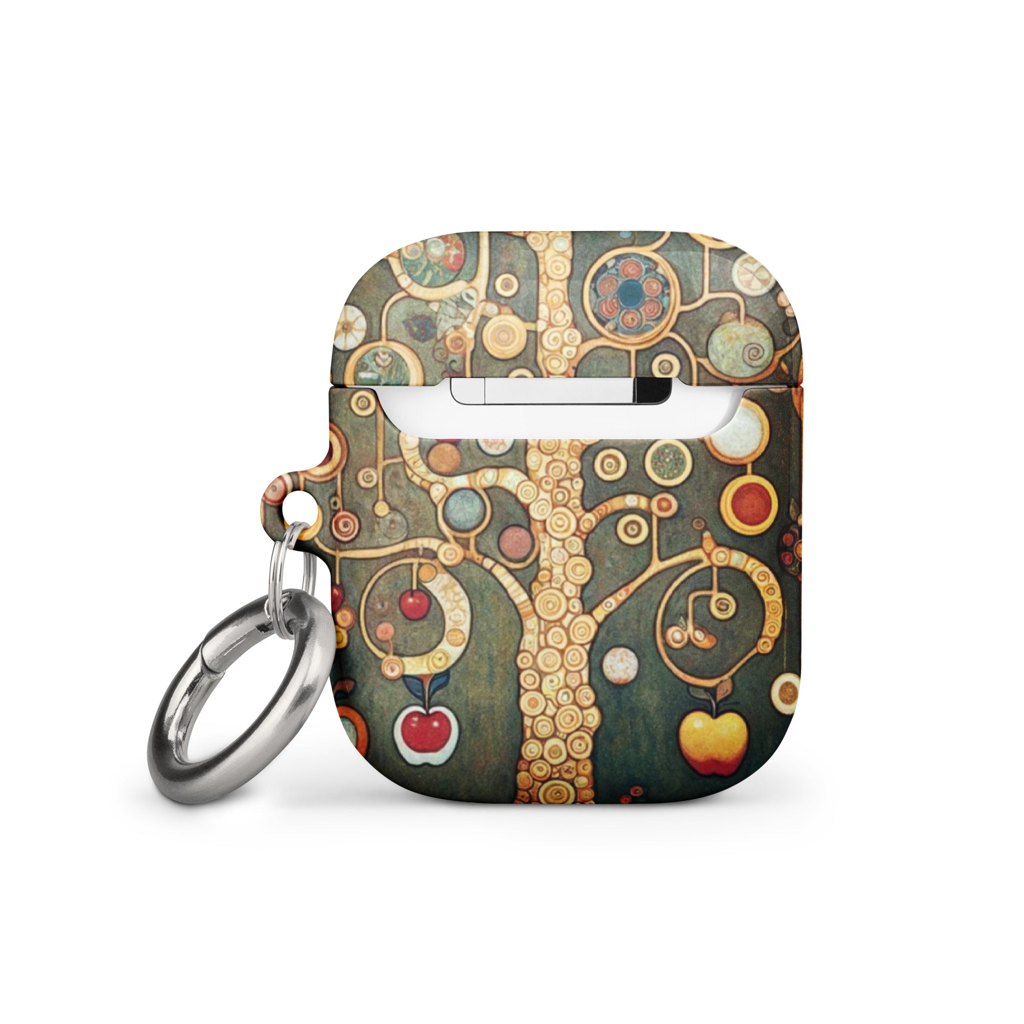 Gustav Klimt „Apfelbaum I“ Berühmtes Gemälde AirPods®-Hülle | Premium-Kunsthülle für AirPods®