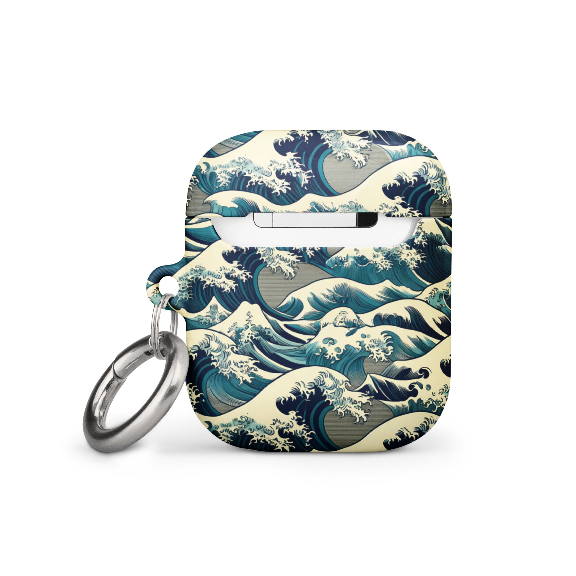 Hokusai „Die große Welle vor Kanagawa“ – berühmtes Gemälde – AirPods®-Hülle | Premium-Kunsthülle für AirPods®