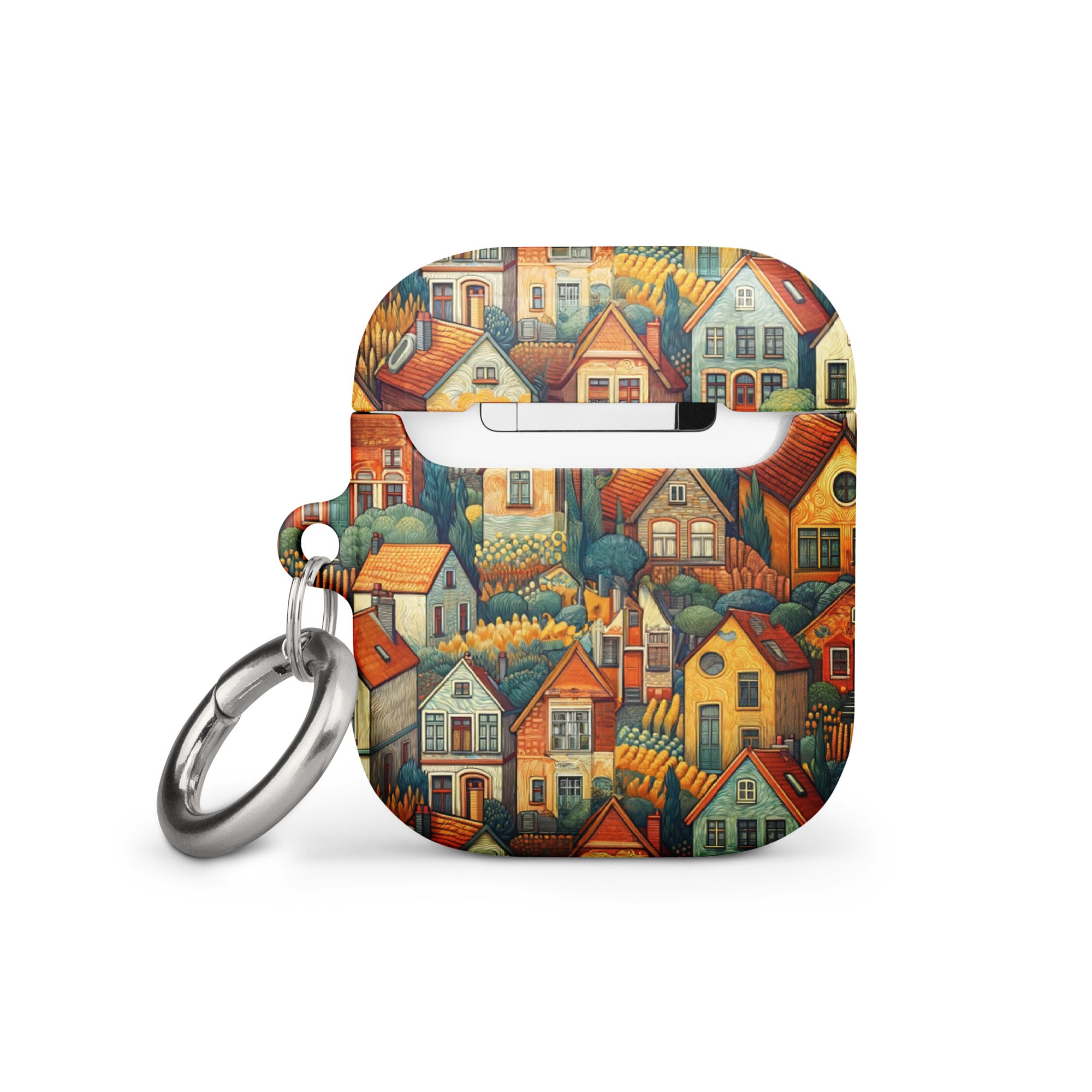 Vincent van Gogh 'Houses at Auvers' Famous Painting AirPods® Case | Premium Art Case for AirPods®