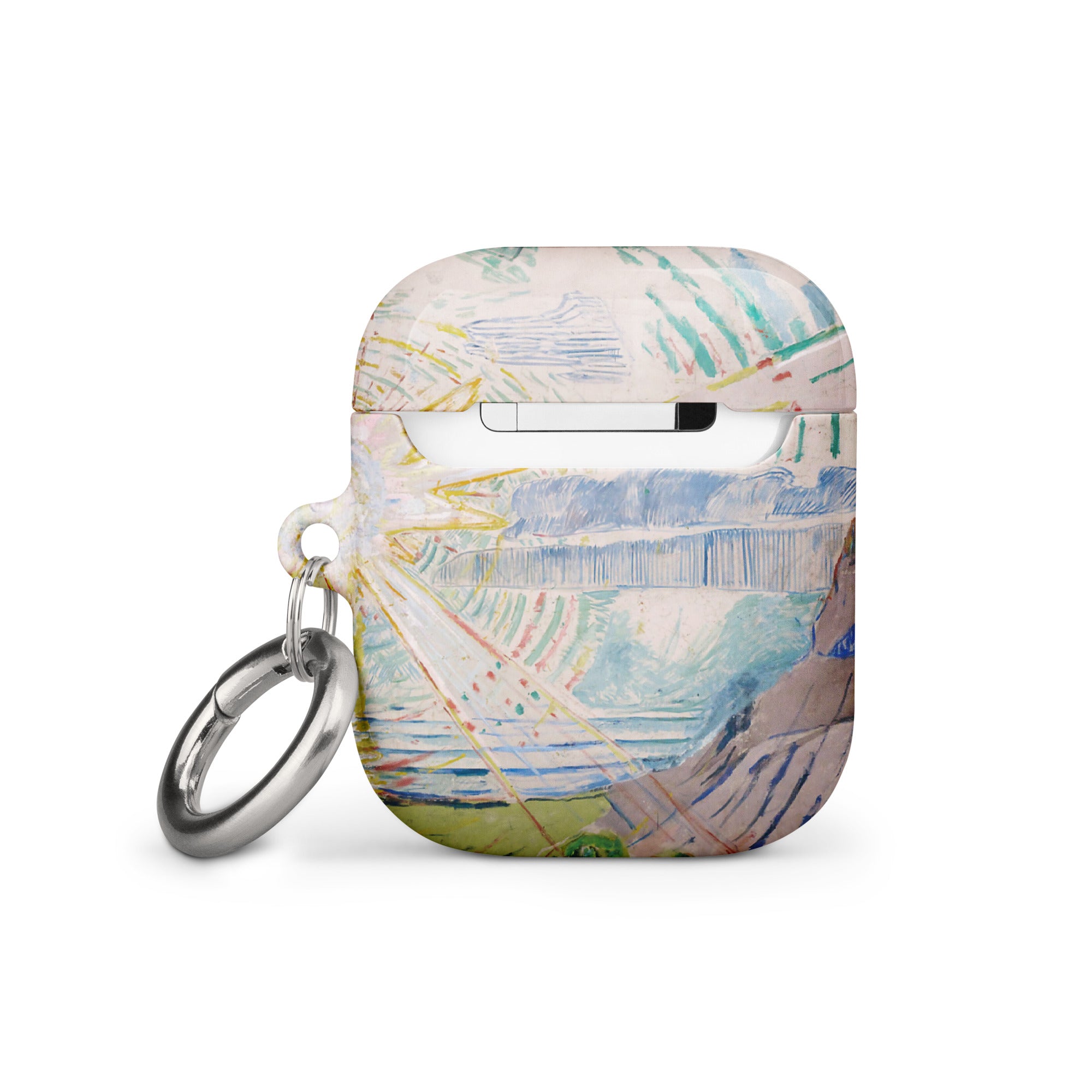 Edvard Munch 'The Sun' Famous Painting AirPods® Case | Premium Art Case for AirPods®