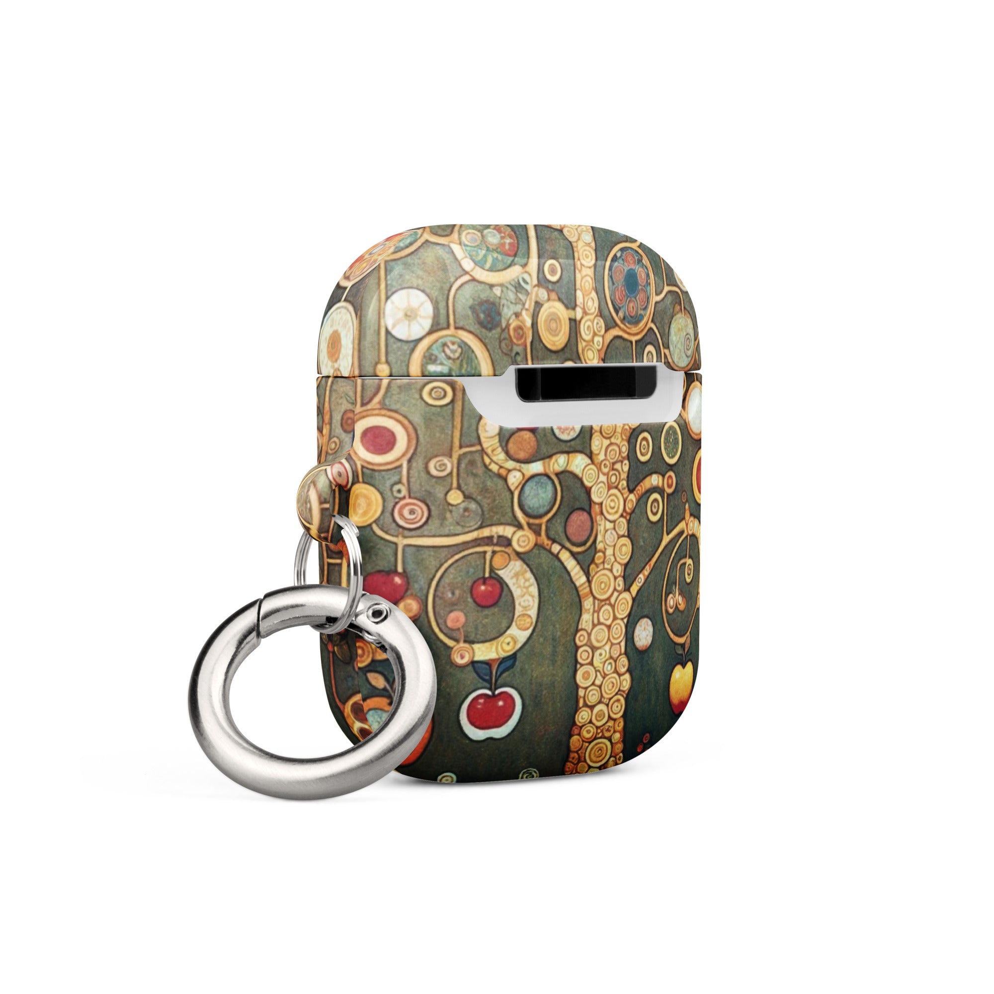 Gustav Klimt „Apfelbaum I“ Berühmtes Gemälde AirPods®-Hülle | Premium-Kunsthülle für AirPods®