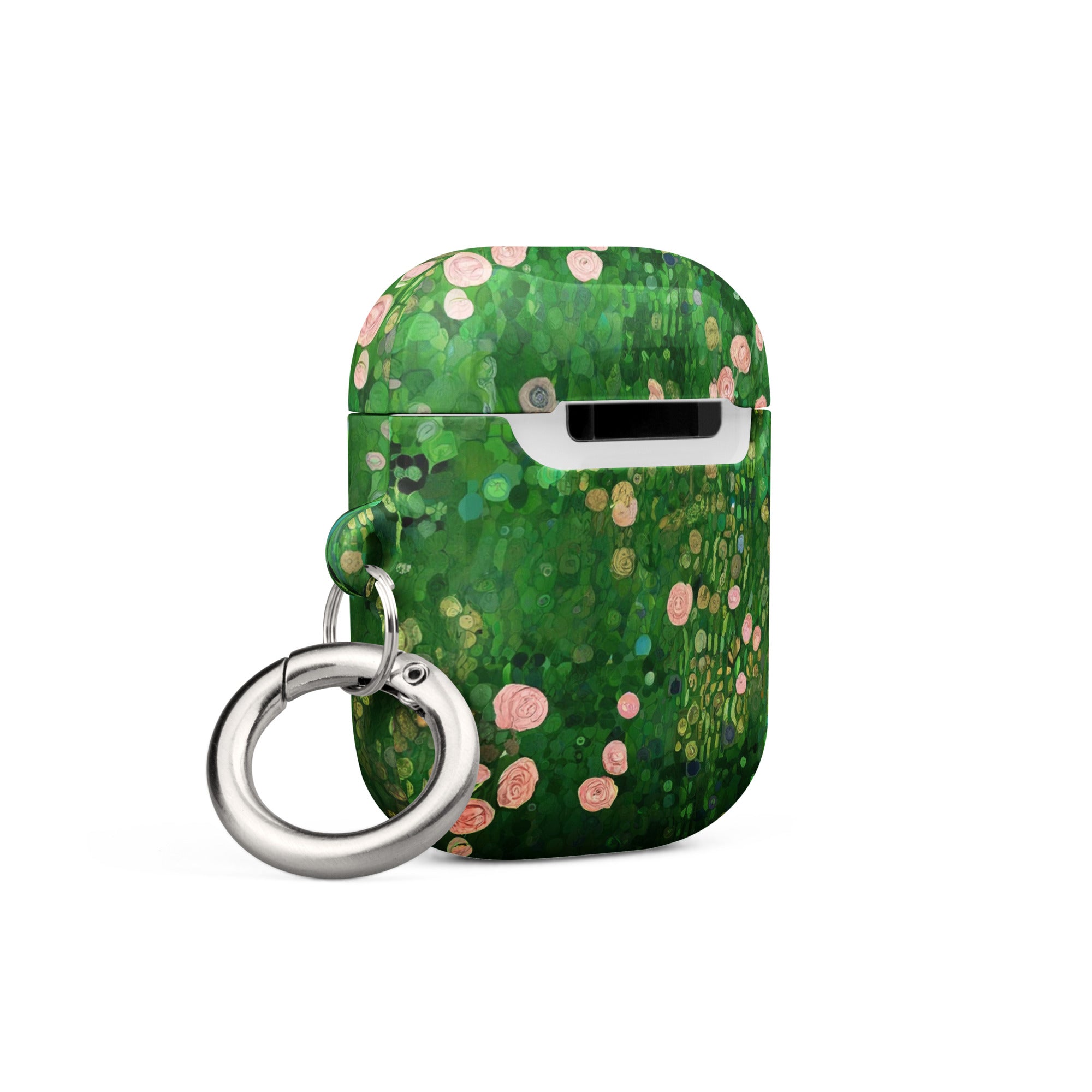 Gustav Klimt „Rosenbüsche unter den Bäumen“, berühmtes Gemälde, AirPods®-Hülle | Premium-Kunsthülle für AirPods®