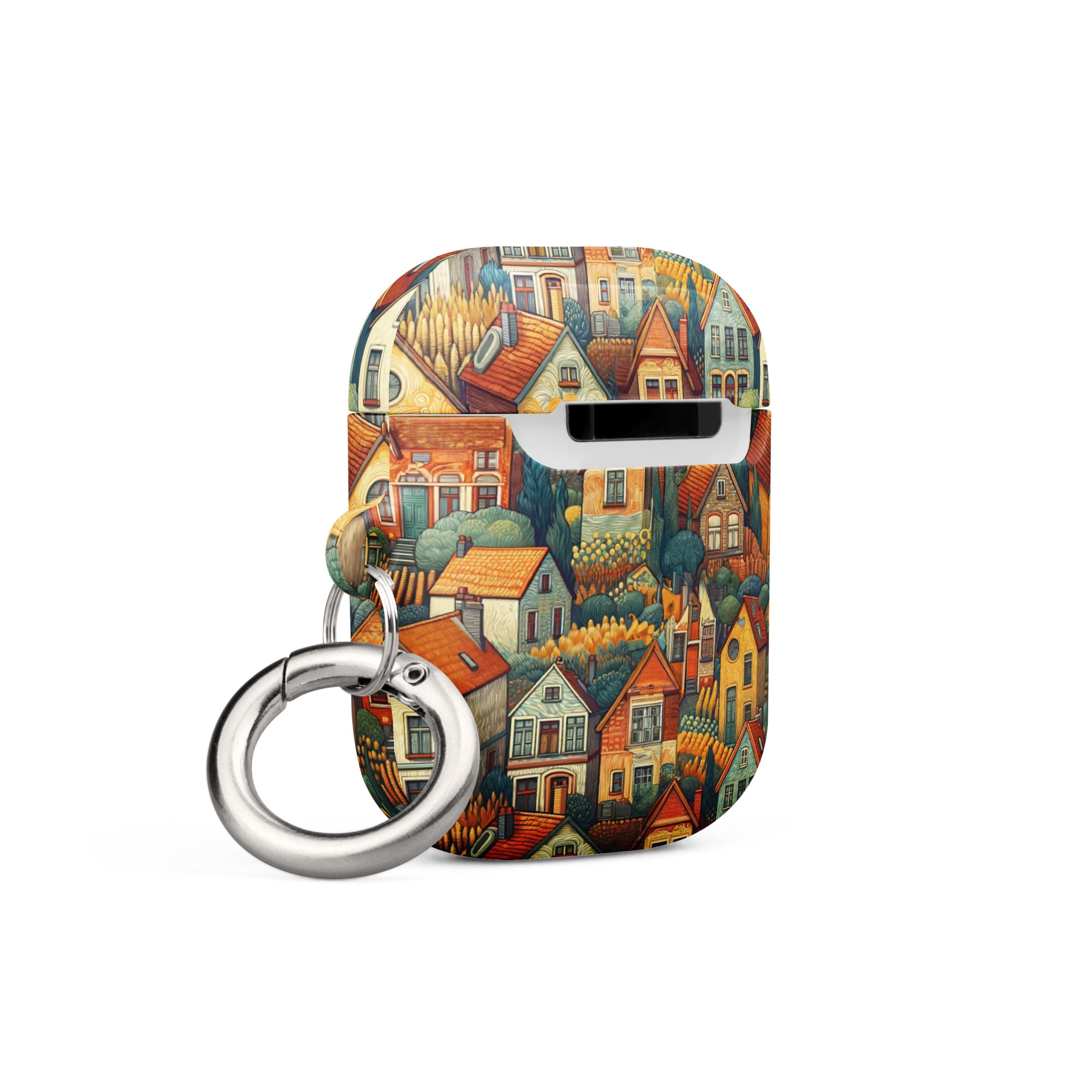 Vincent van Gogh 'Houses at Auvers' Famous Painting AirPods® Case | Premium Art Case for AirPods®