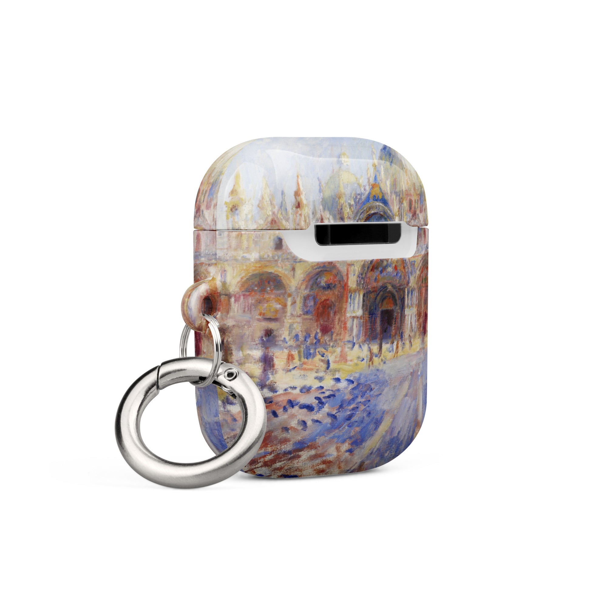 Pierre-Auguste Renoir „Der Markusplatz, Venedig“ – berühmtes Gemälde – AirPods®-Hülle | Premium-Kunsthülle für AirPods®