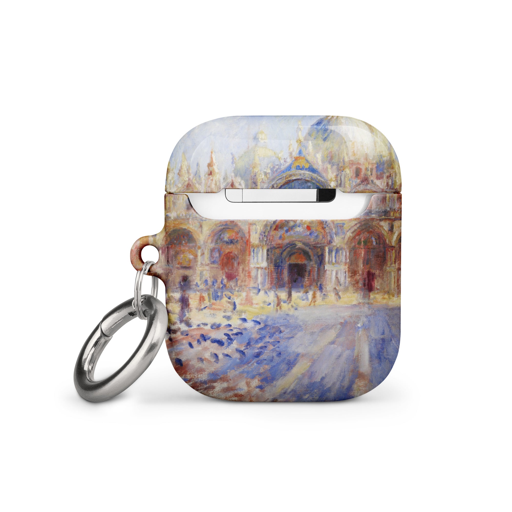 Pierre-Auguste Renoir „Der Markusplatz, Venedig“ – berühmtes Gemälde – AirPods®-Hülle | Premium-Kunsthülle für AirPods®