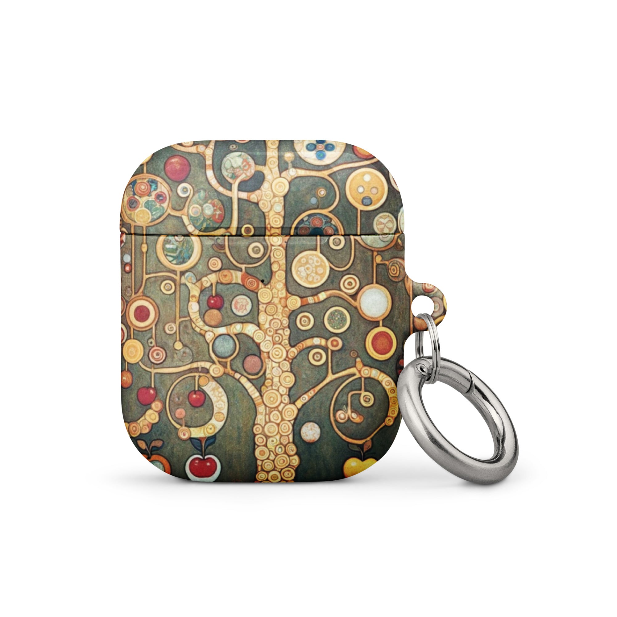 Gustav Klimt „Apfelbaum I“ Berühmtes Gemälde AirPods®-Hülle | Premium-Kunsthülle für AirPods®