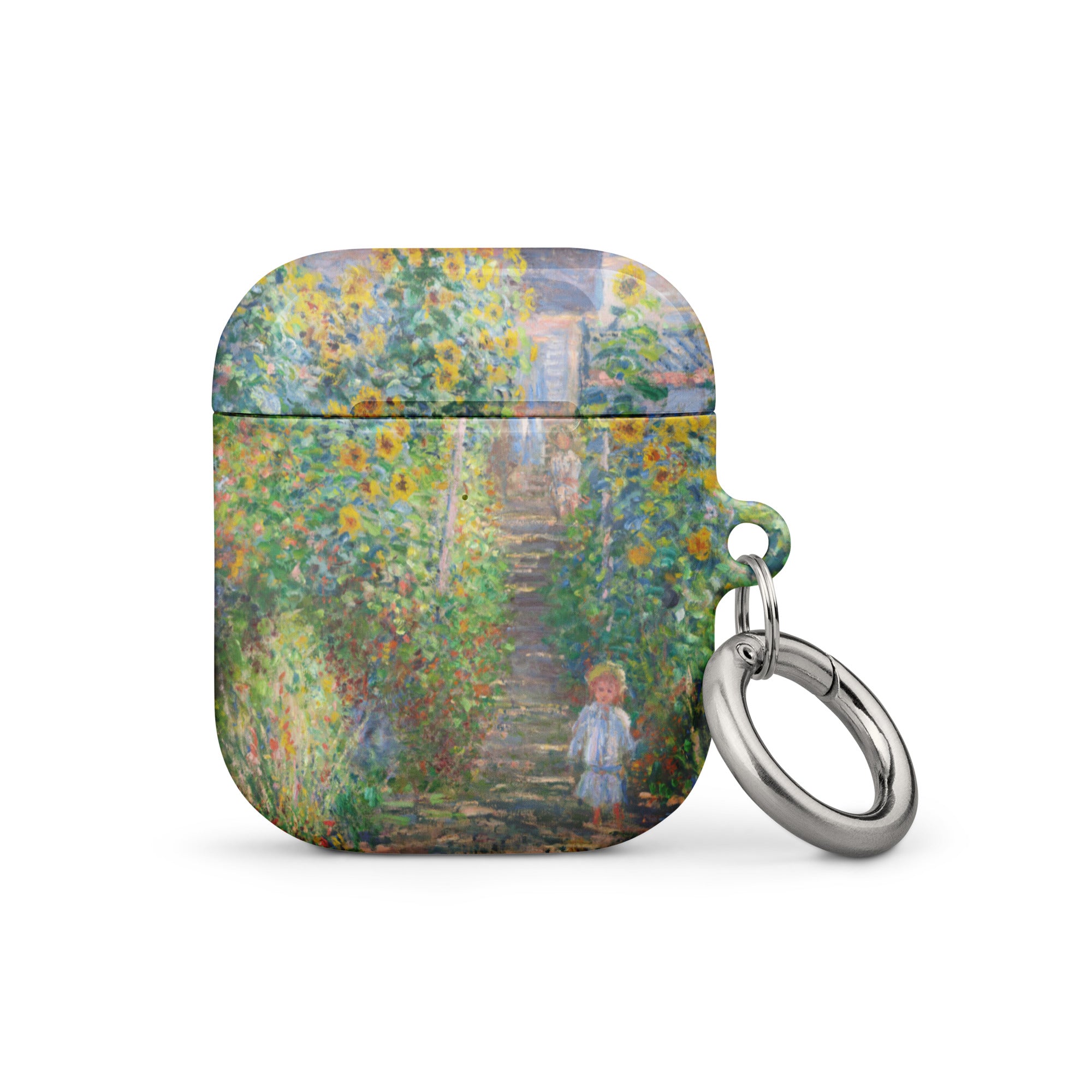 Claude Monet „Der Garten des Künstlers in Vétheuil“ – berühmtes Gemälde – AirPods®-Hülle | Premium-Kunsthülle für AirPods®