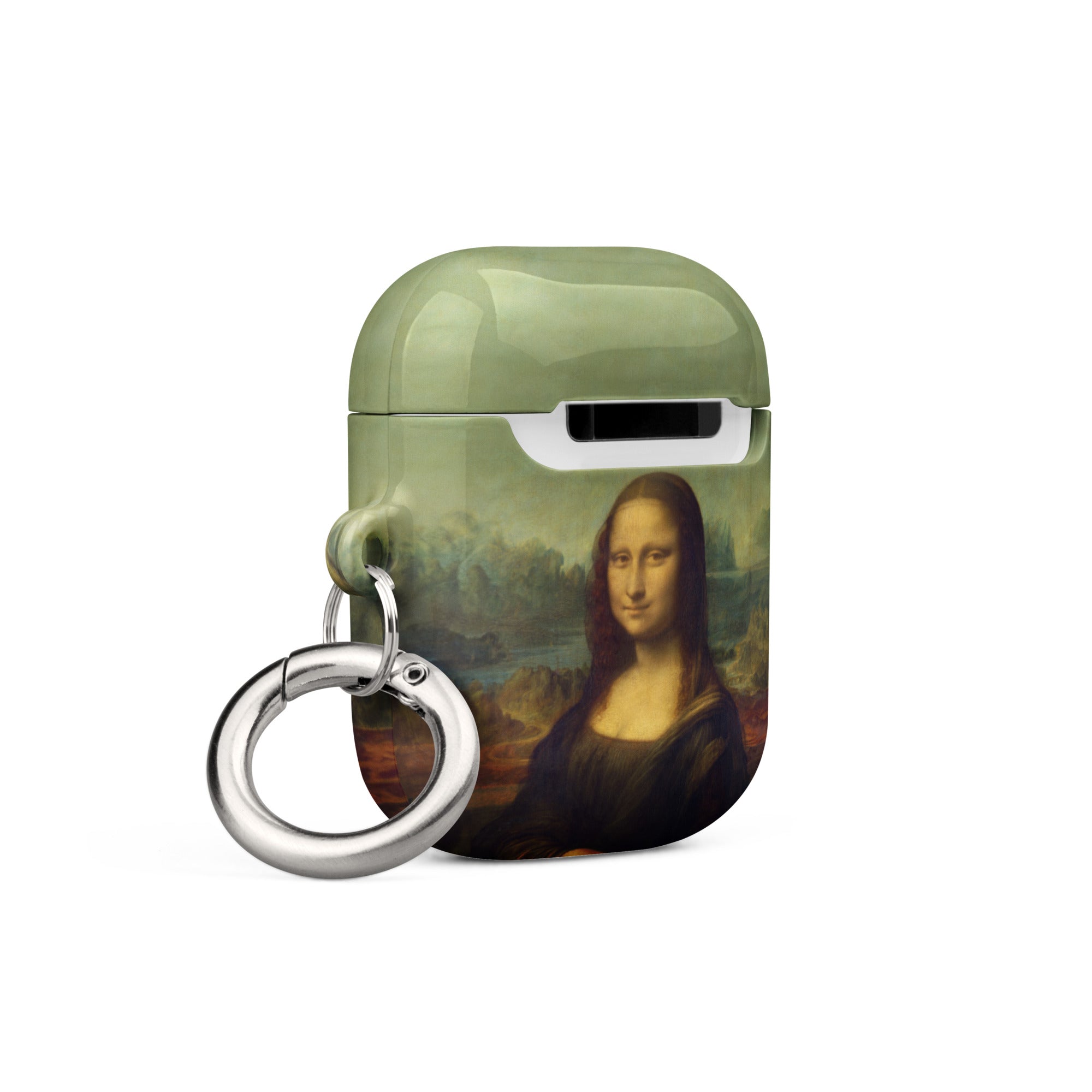 AirPods®-Hülle „Mona Lisa“ von Leonardo da Vinci, berühmtes Gemälde | Premium-Kunsthülle für AirPods® 