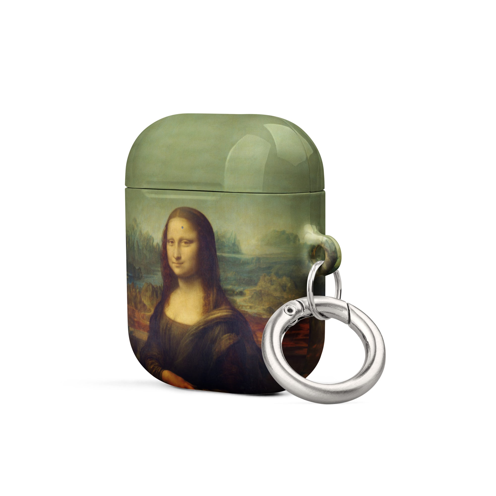 AirPods®-Hülle „Mona Lisa“ von Leonardo da Vinci, berühmtes Gemälde | Premium-Kunsthülle für AirPods® 