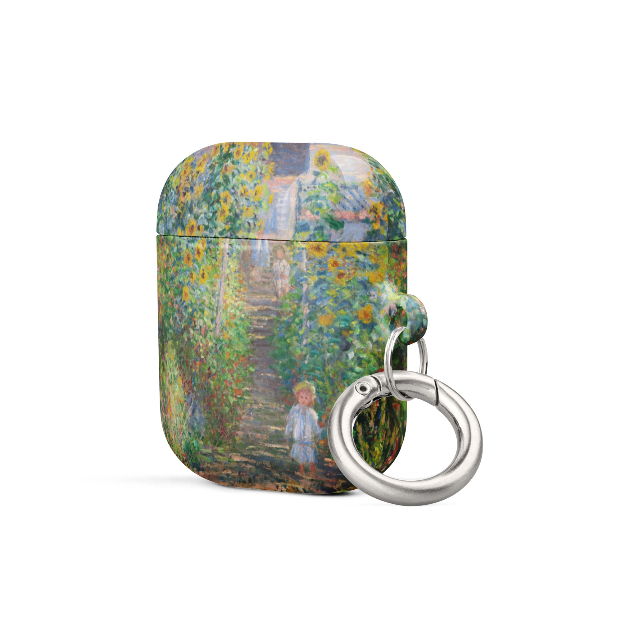 Claude Monet „Der Garten des Künstlers in Vétheuil“ – berühmtes Gemälde – AirPods®-Hülle | Premium-Kunsthülle für AirPods®