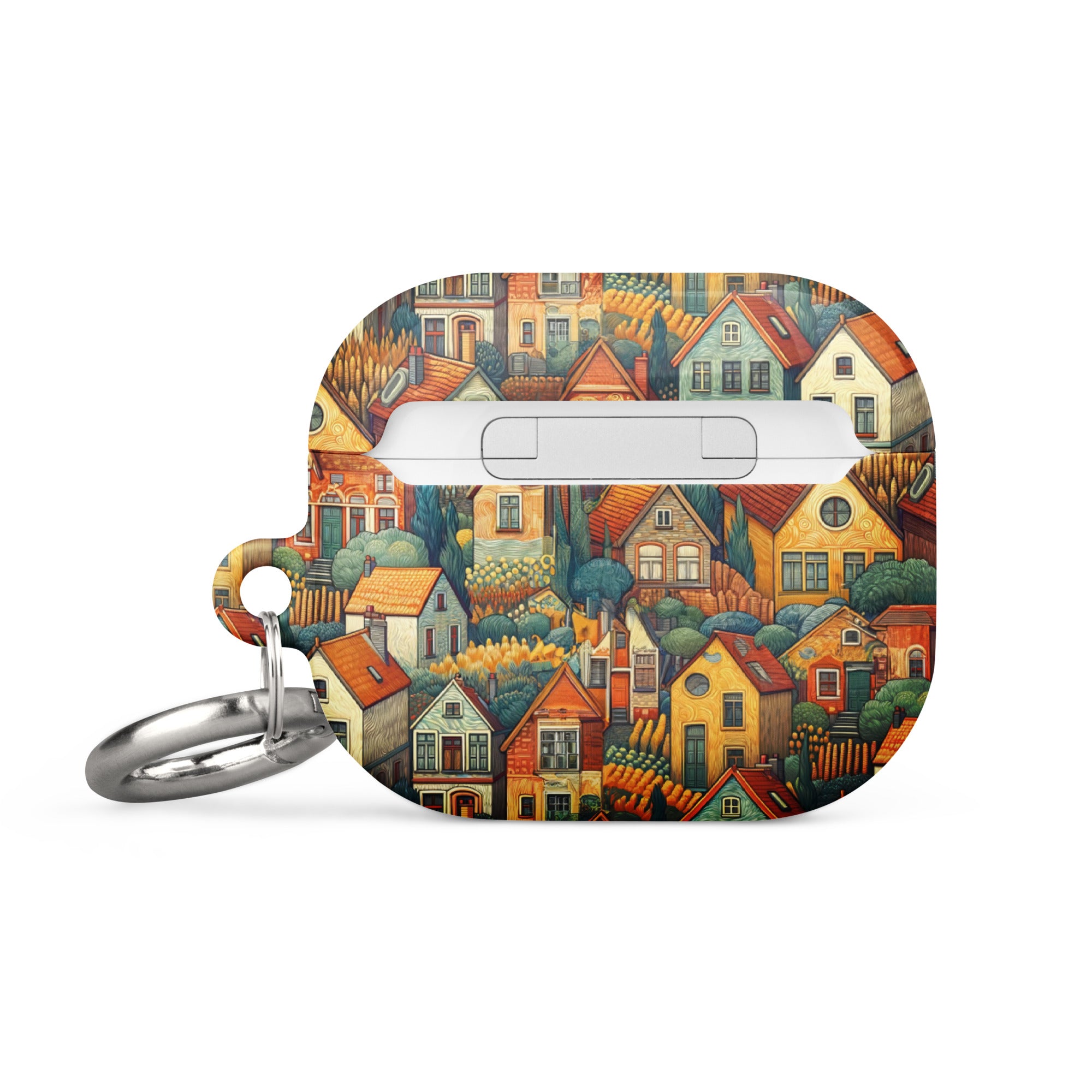 Vincent van Gogh 'Houses at Auvers' Famous Painting AirPods® Case | Premium Art Case for AirPods®