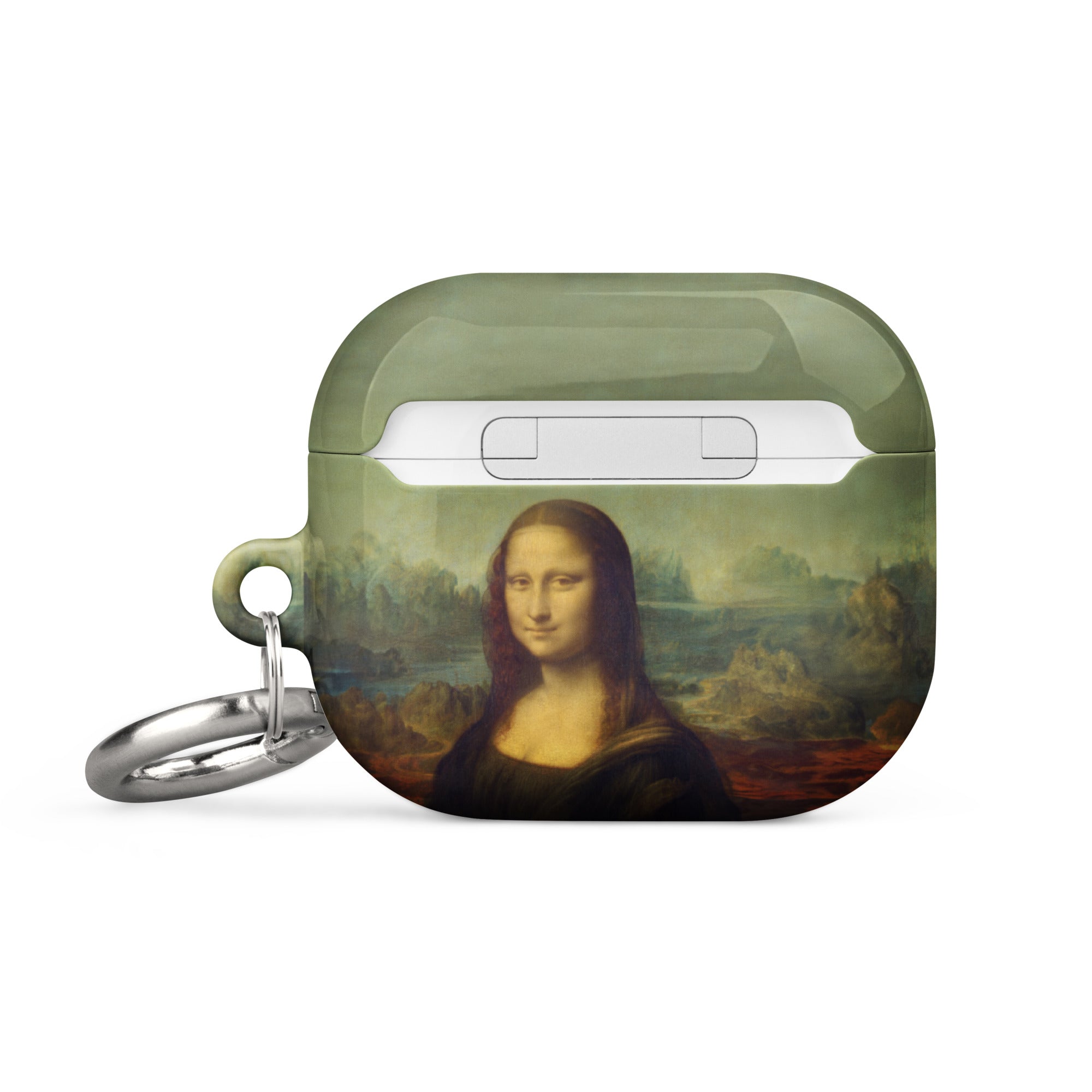 AirPods®-Hülle „Mona Lisa“ von Leonardo da Vinci, berühmtes Gemälde | Premium-Kunsthülle für AirPods® 