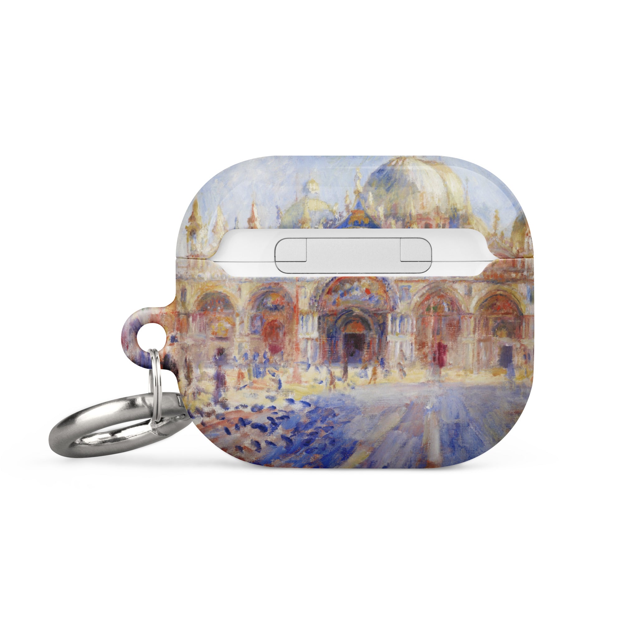 Pierre-Auguste Renoir „Der Markusplatz, Venedig“ – berühmtes Gemälde – AirPods®-Hülle | Premium-Kunsthülle für AirPods®