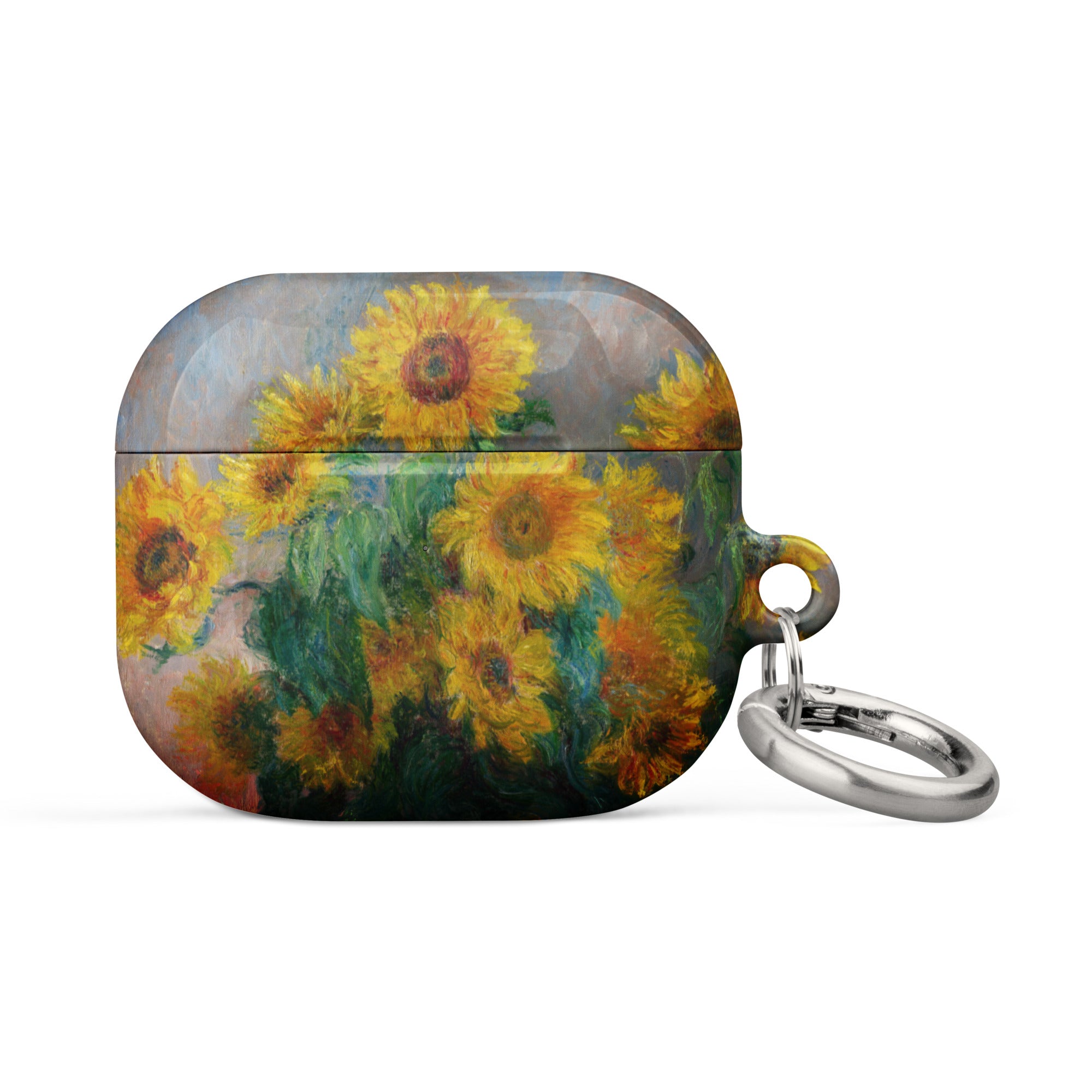 Claude Monet „Sonnenblumenstrauß“, berühmtes Gemälde, AirPods®-Hülle | Premium-Kunsthülle für AirPods® 