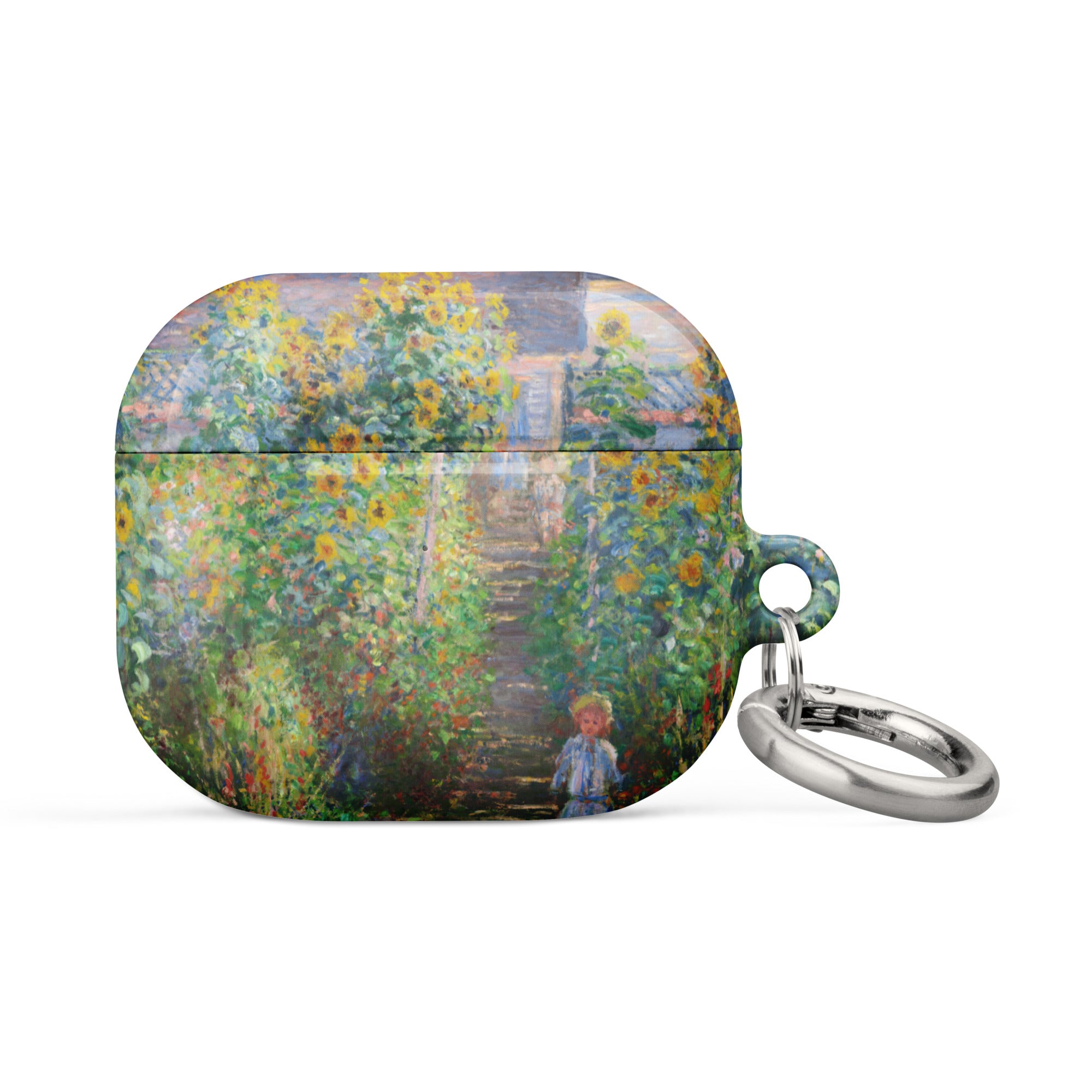 Claude Monet „Der Garten des Künstlers in Vétheuil“ – berühmtes Gemälde – AirPods®-Hülle | Premium-Kunsthülle für AirPods®