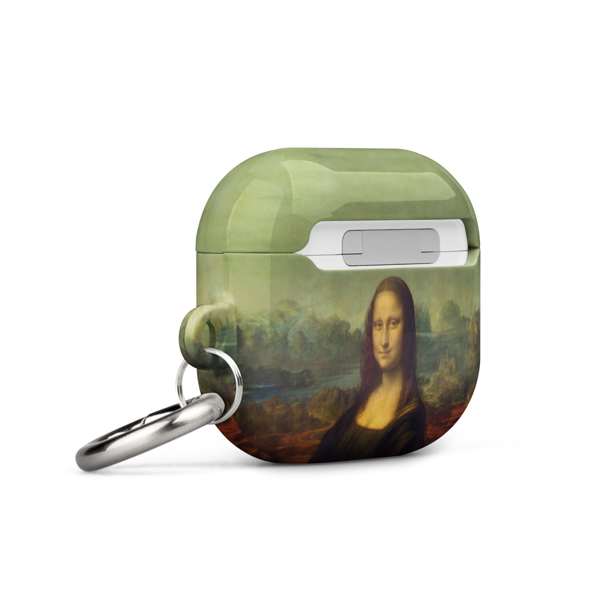 AirPods®-Hülle „Mona Lisa“ von Leonardo da Vinci, berühmtes Gemälde | Premium-Kunsthülle für AirPods® 