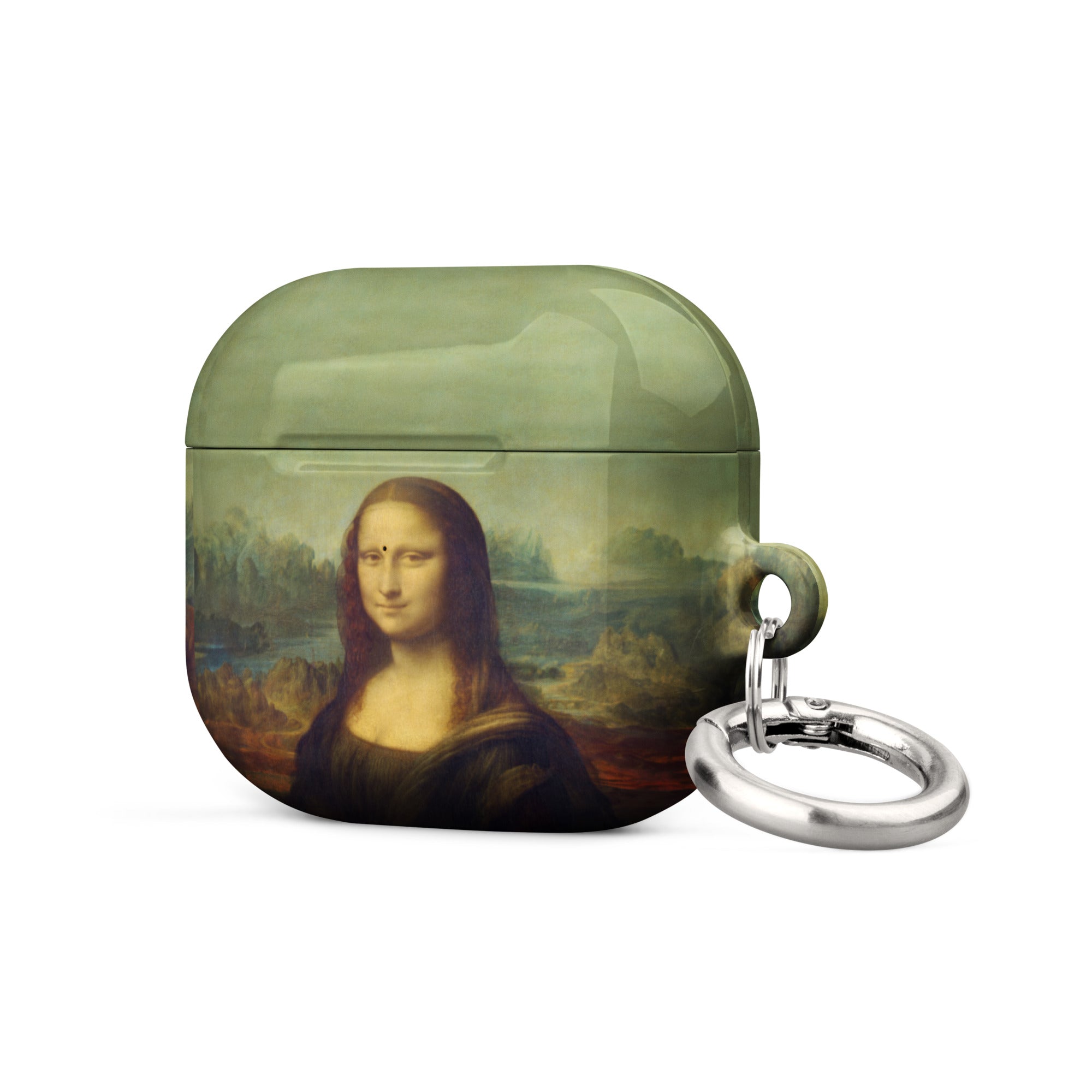 AirPods®-Hülle „Mona Lisa“ von Leonardo da Vinci, berühmtes Gemälde | Premium-Kunsthülle für AirPods® 